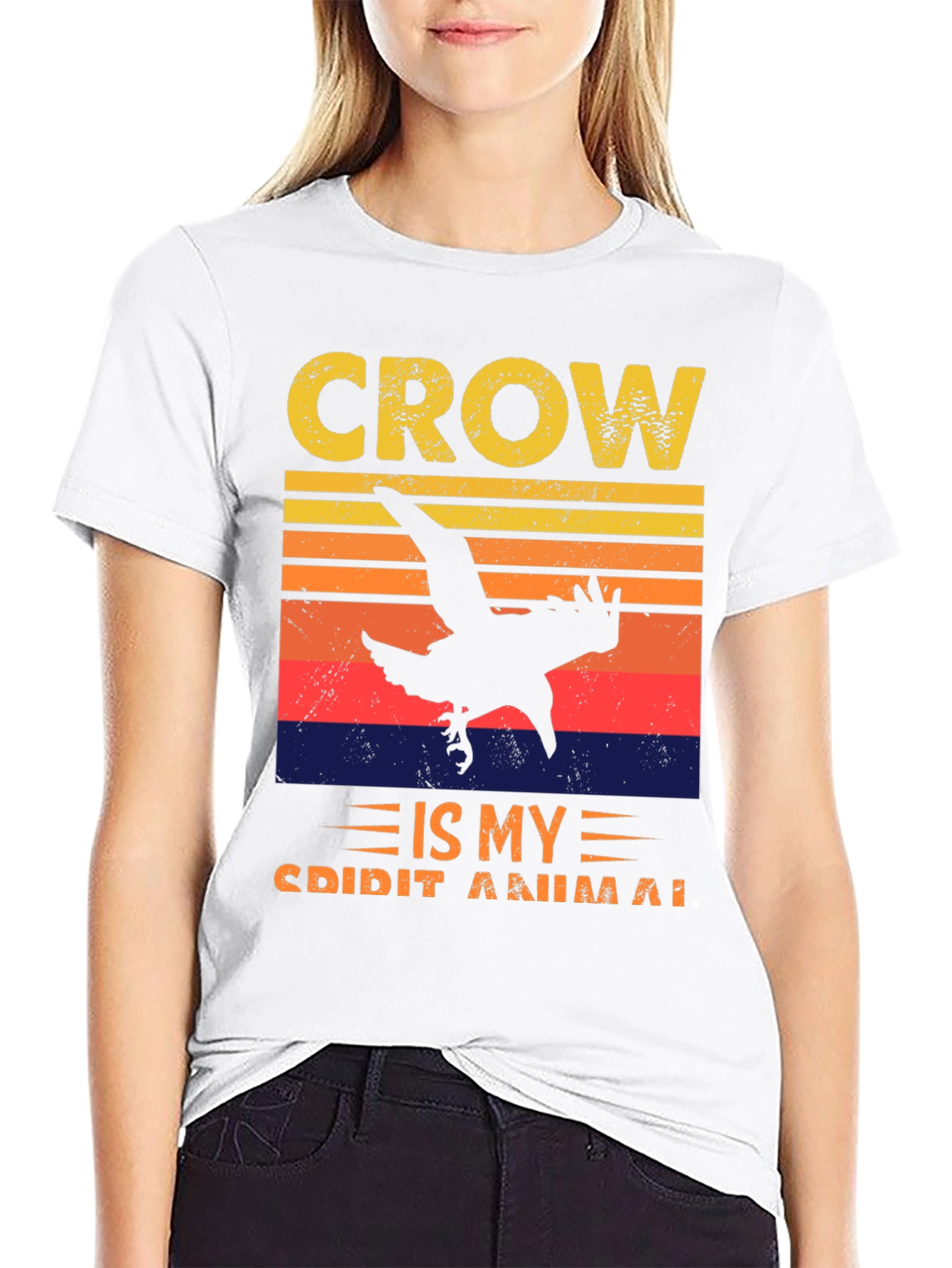 Crow is My Spirit Animal Graphic Tee