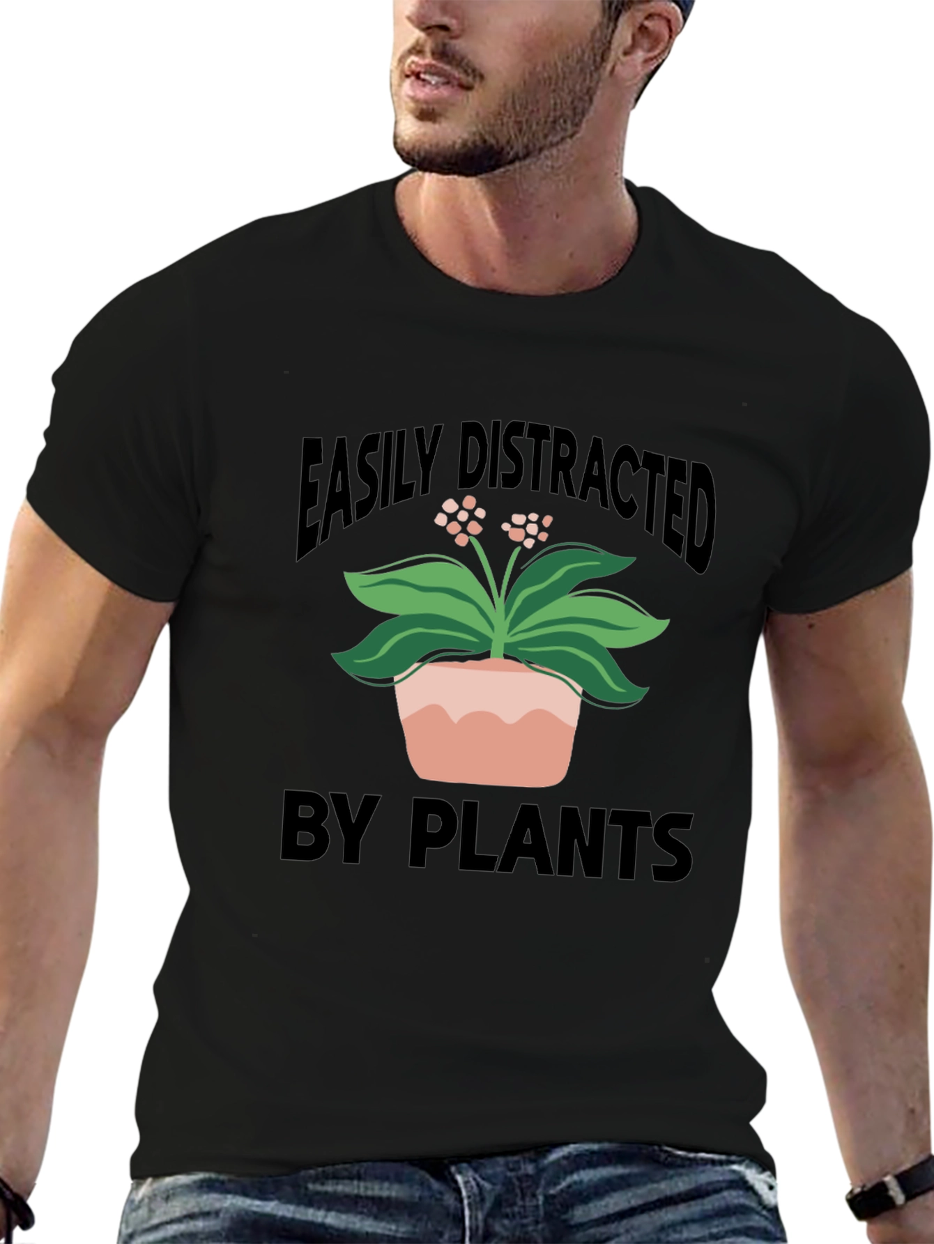 Easily Distracted By Plants Graphic Tee