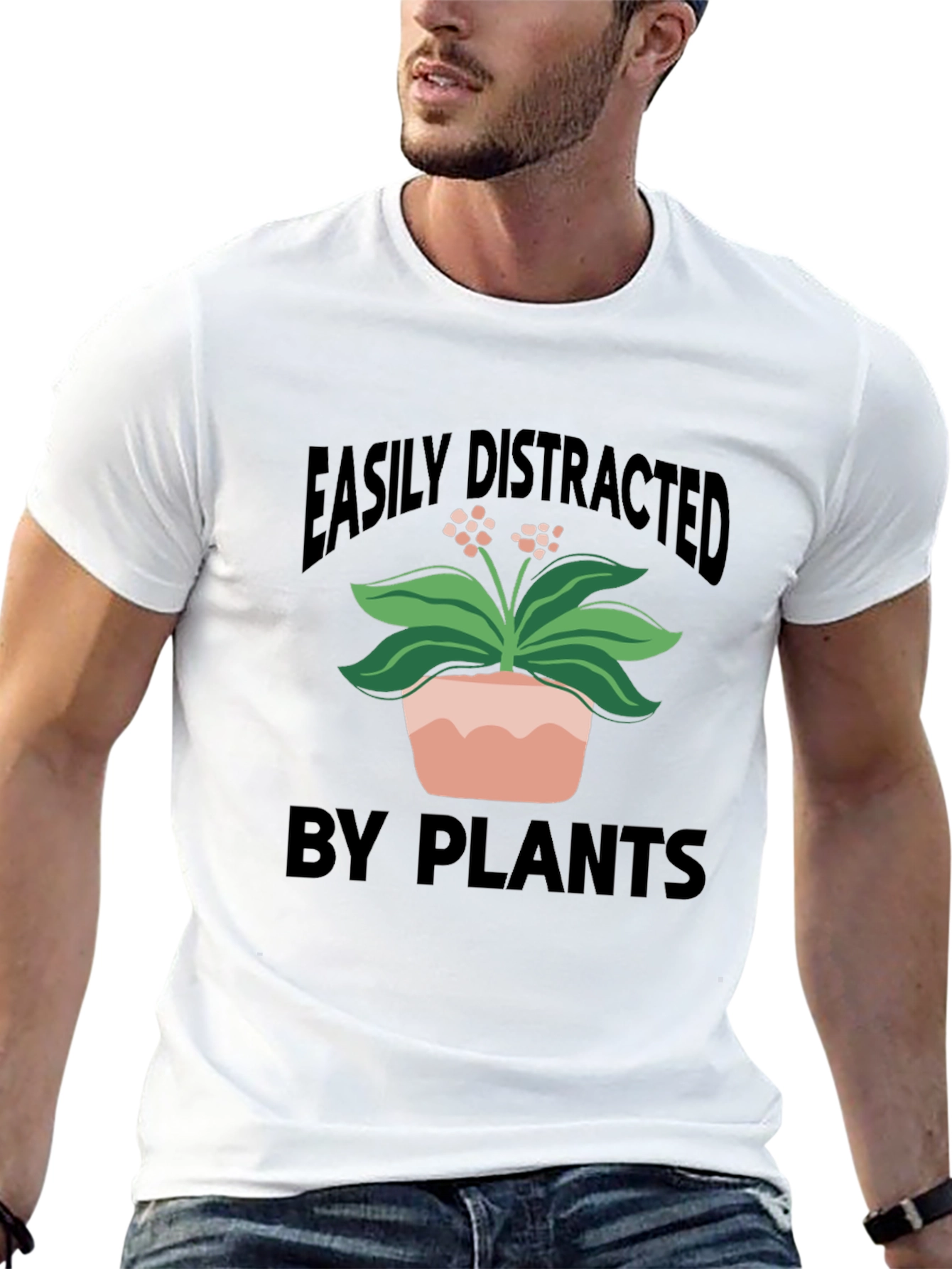 Easily Distracted By Plants Graphic Tee