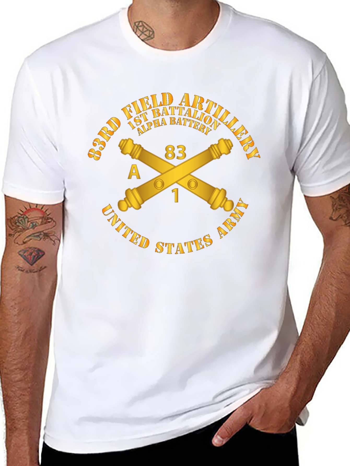 83rd Field Artillery T-Shirt - Military Pride