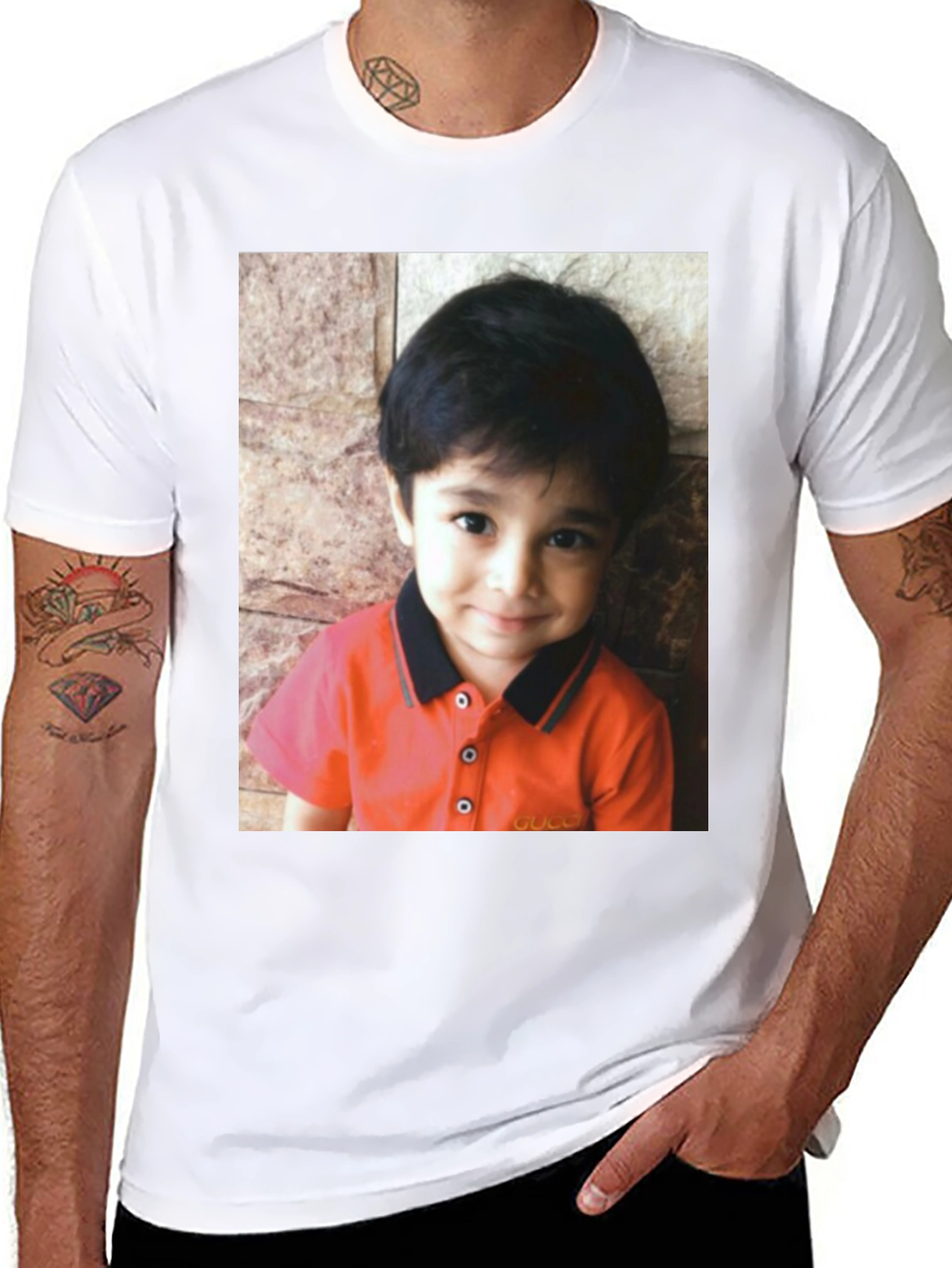 Custom Portrait T-Shirt - Wear Your Memories