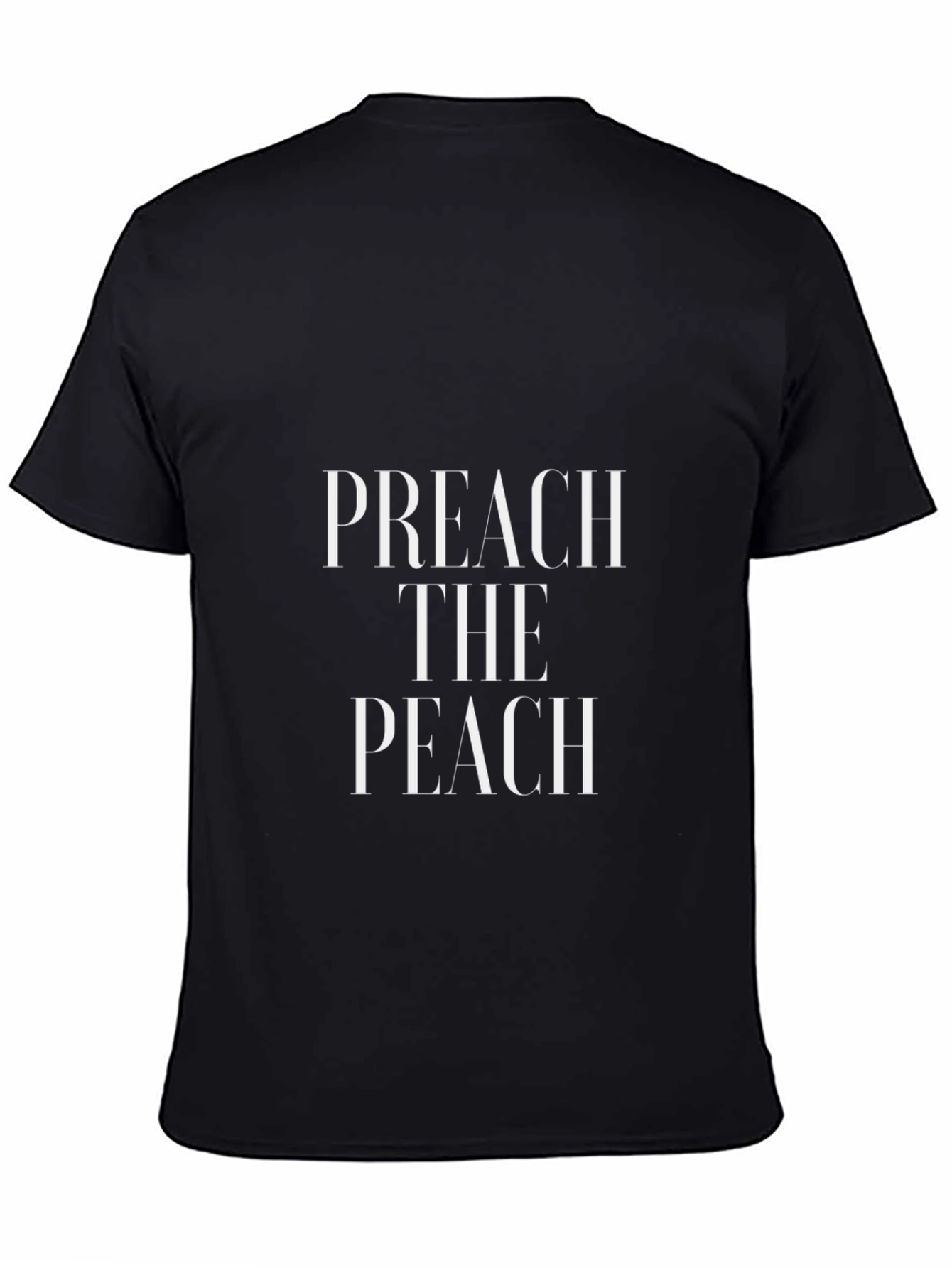 Preach The Peach Graphic T-Shirt - Stylish Cotton Tee