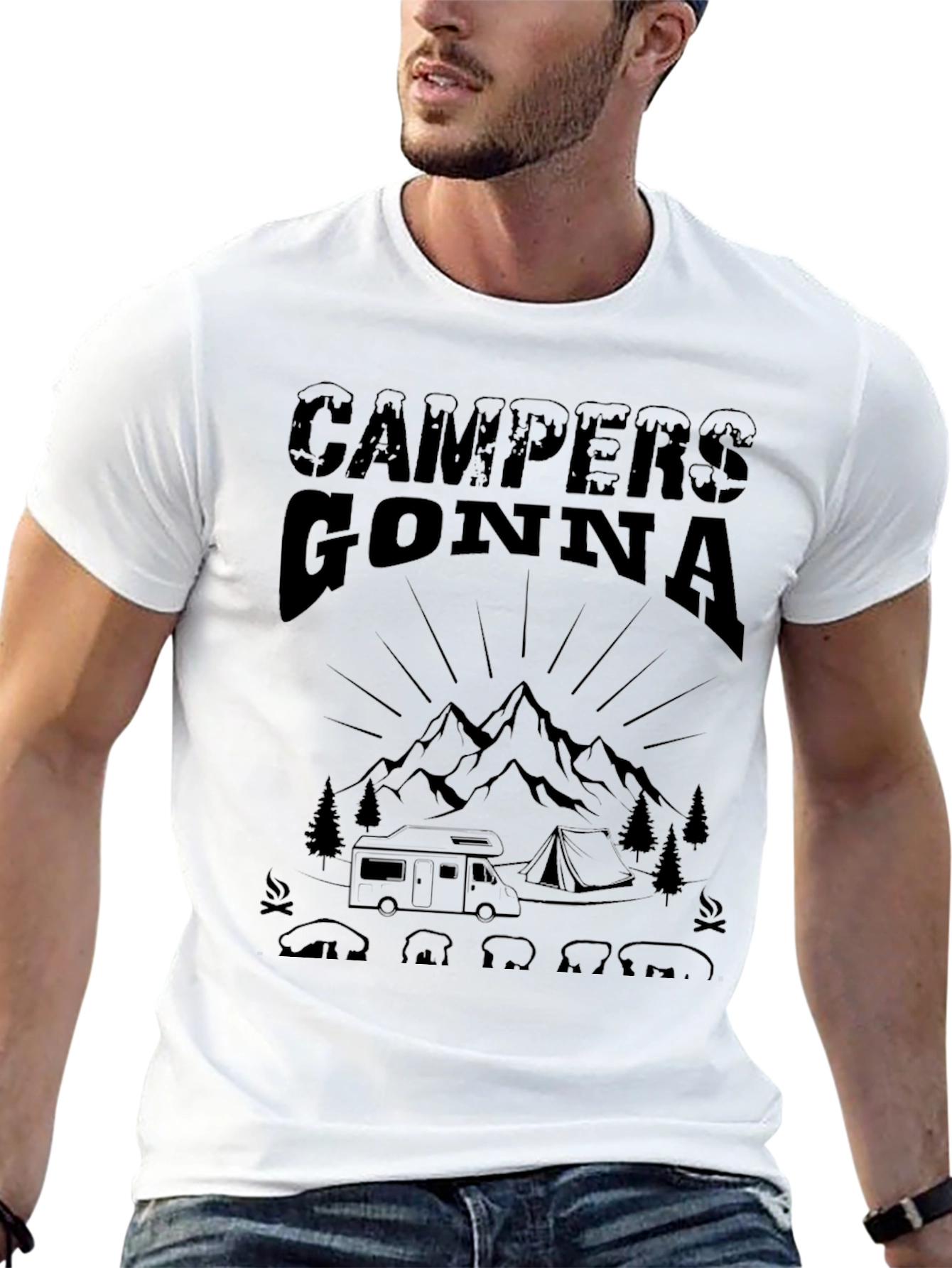 Campers Gonna Camp T-Shirt - Outdoor Adventure Tee