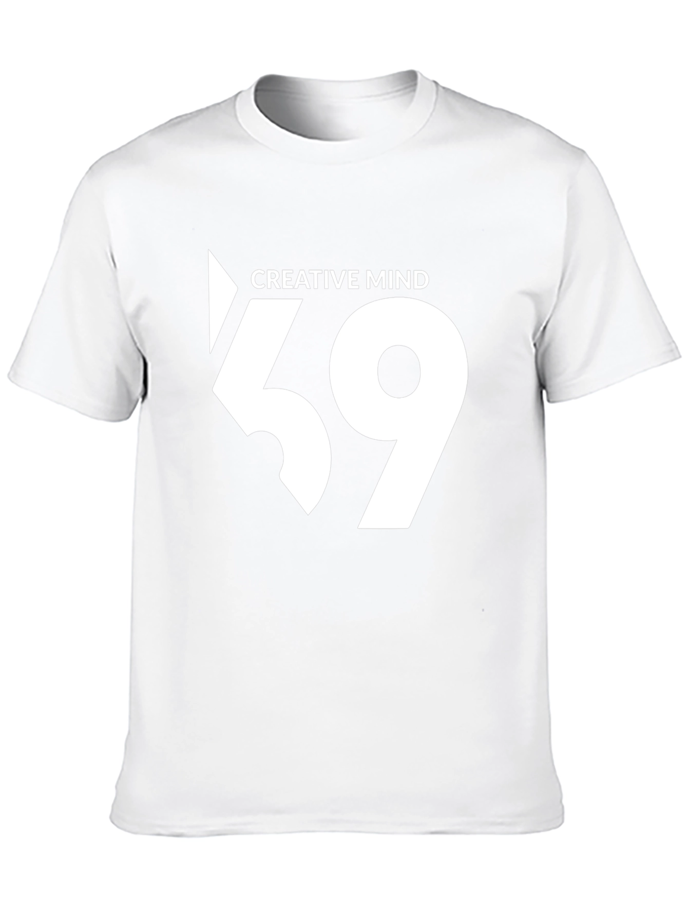 Creative Mind 59 Black Tee - Modern Graphic Print