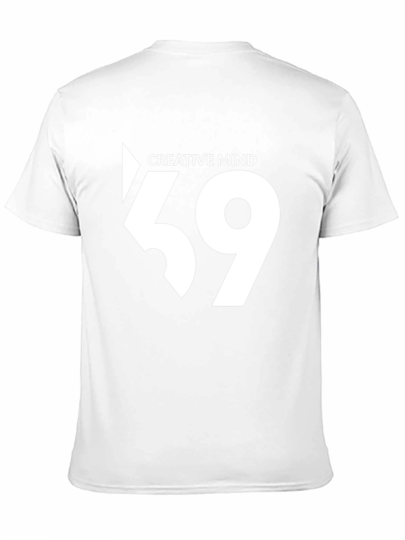 Creative Mind 59 Black Tee - Modern Graphic Print