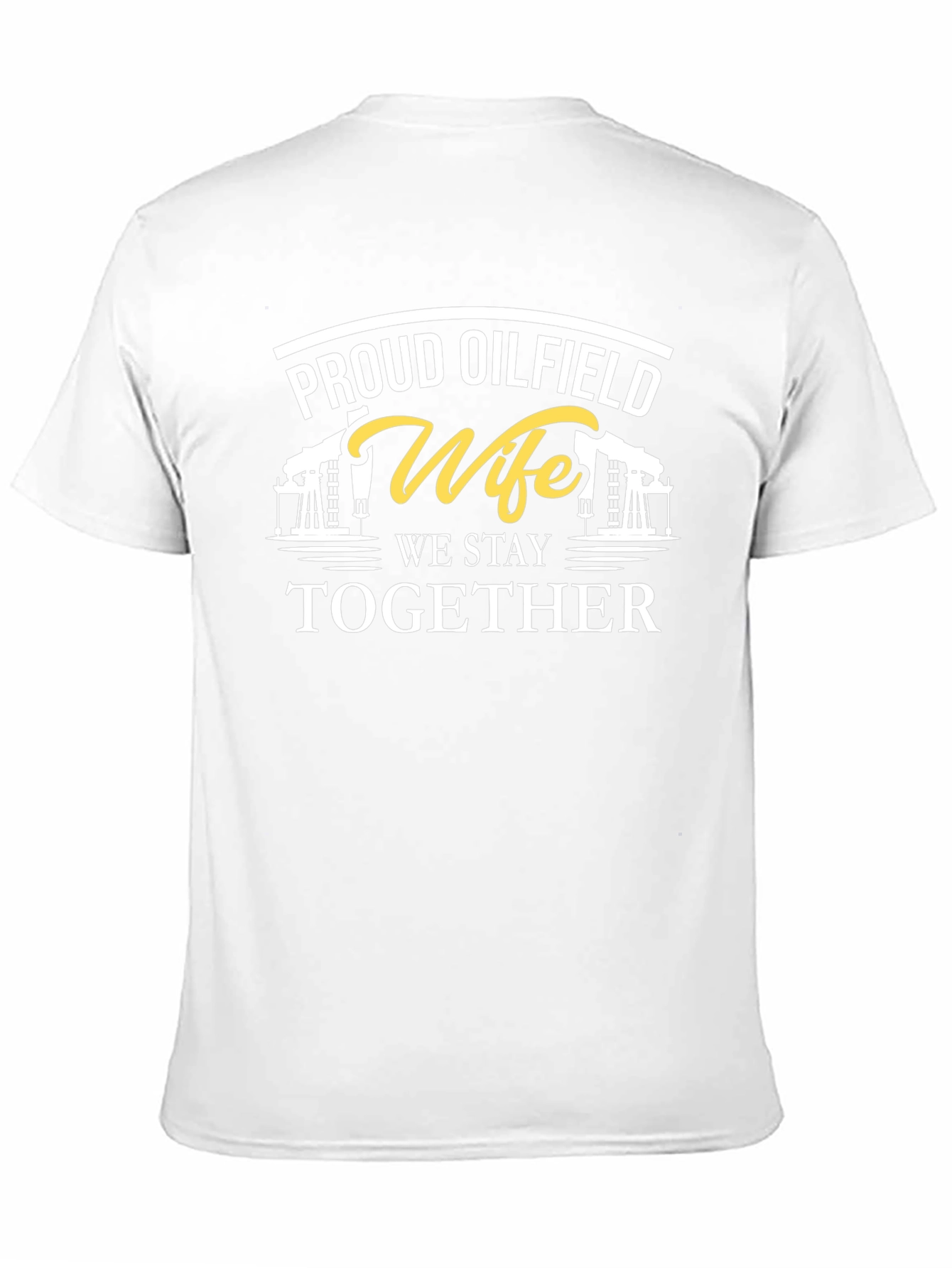 Proud Oilfield Wife Black T-Shirt