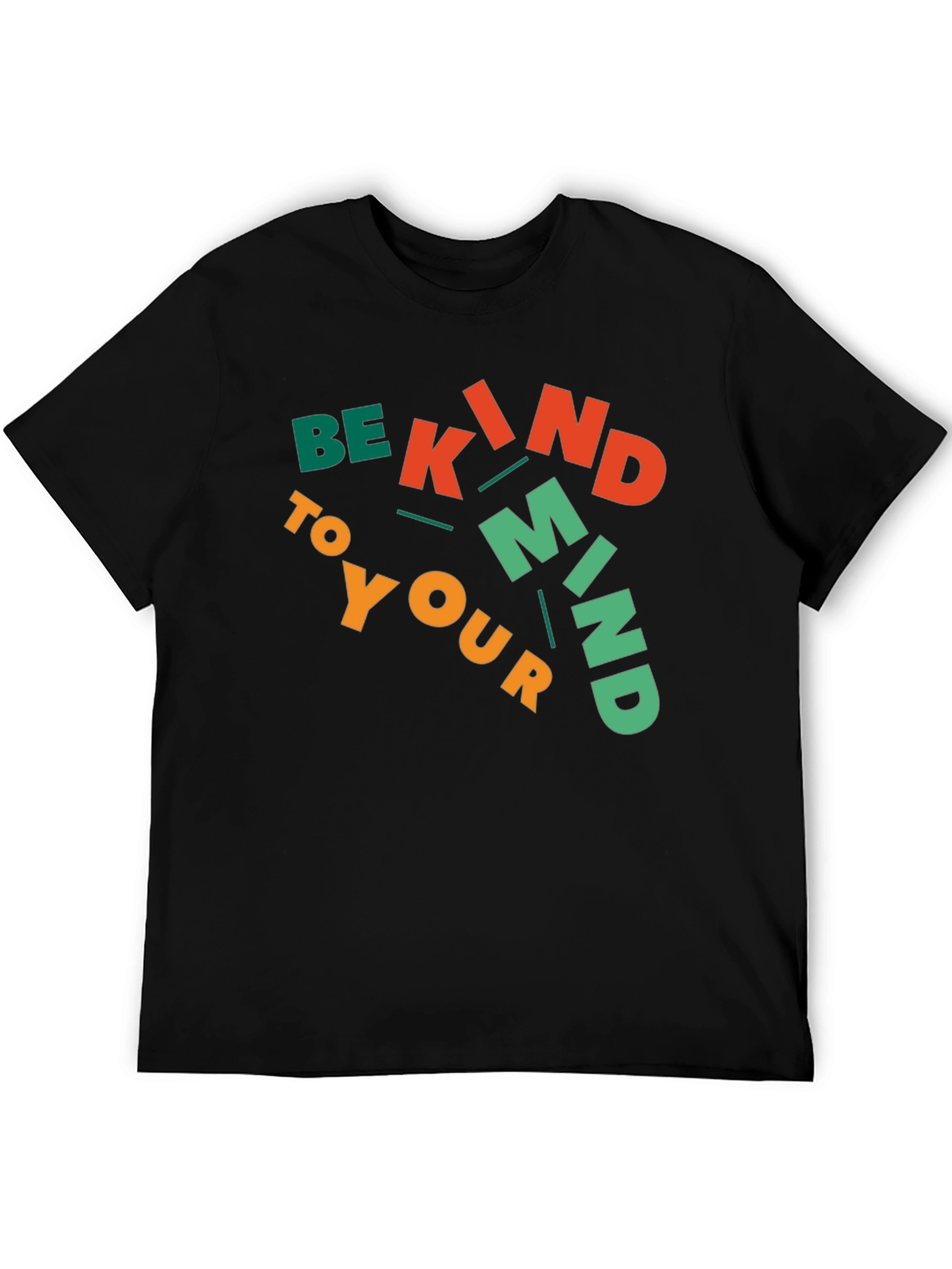 Be Kind To Your Mind Black Graphic Tee