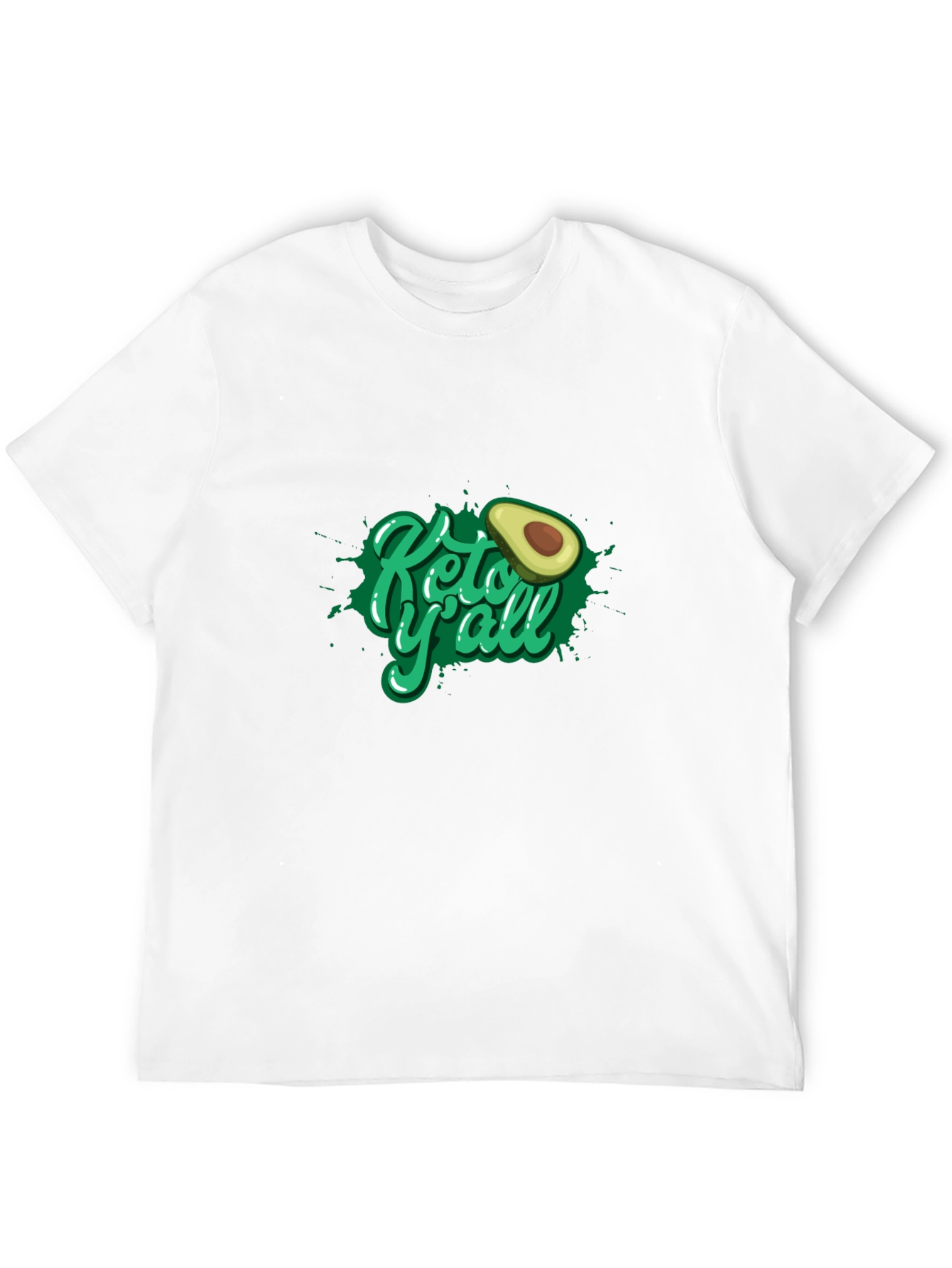 Keto Yall Avocado Graphic T-Shirt