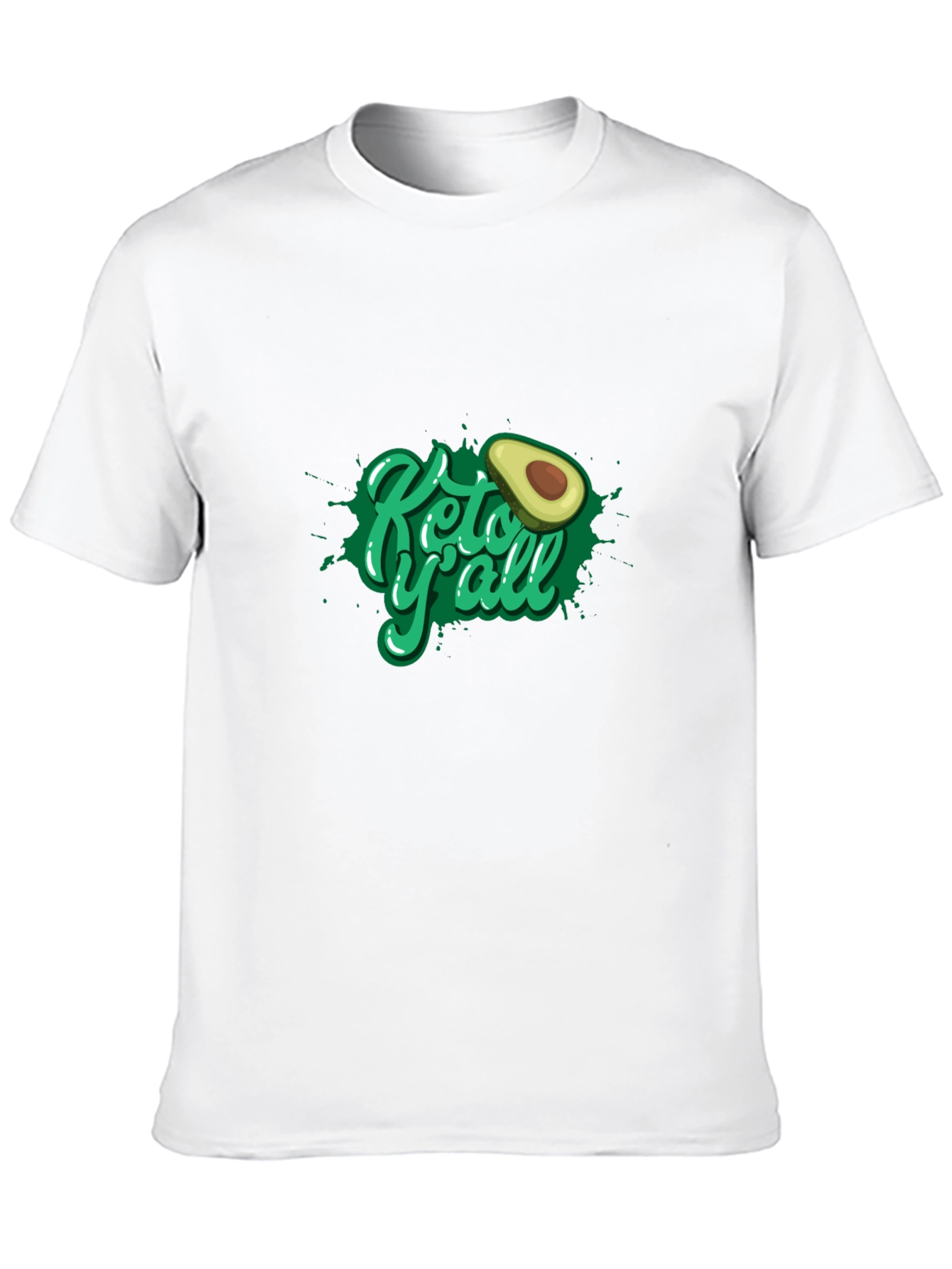 Keto Yall Avocado Graphic T-Shirt