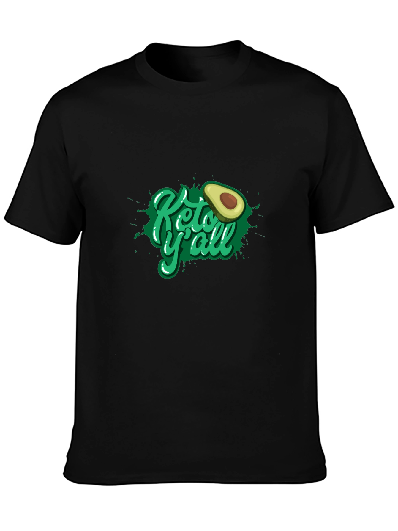 Keto Yall Avocado Graphic T-Shirt