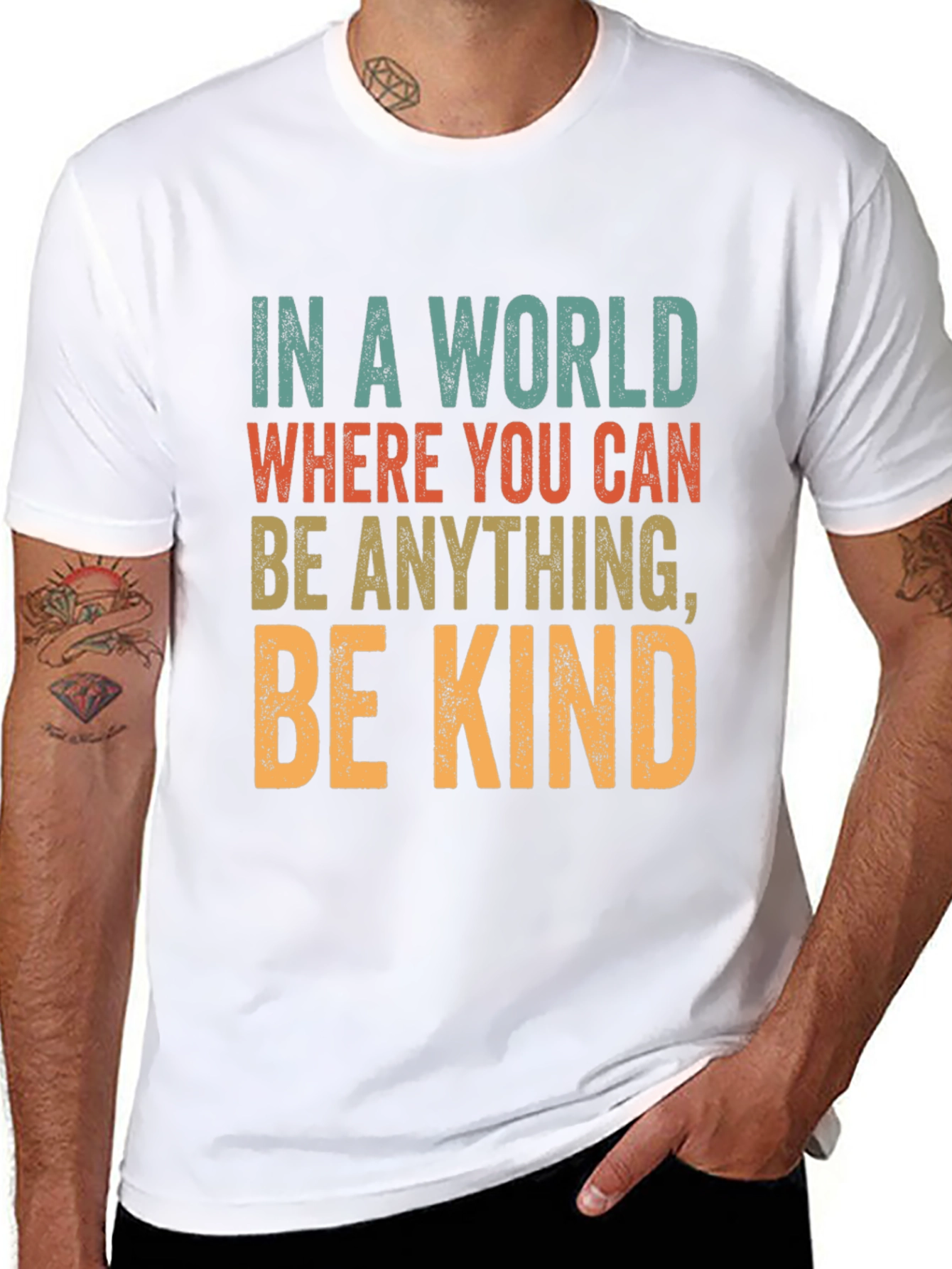 Be Kind Graphic Tee - Inspirational Message T-Shirt