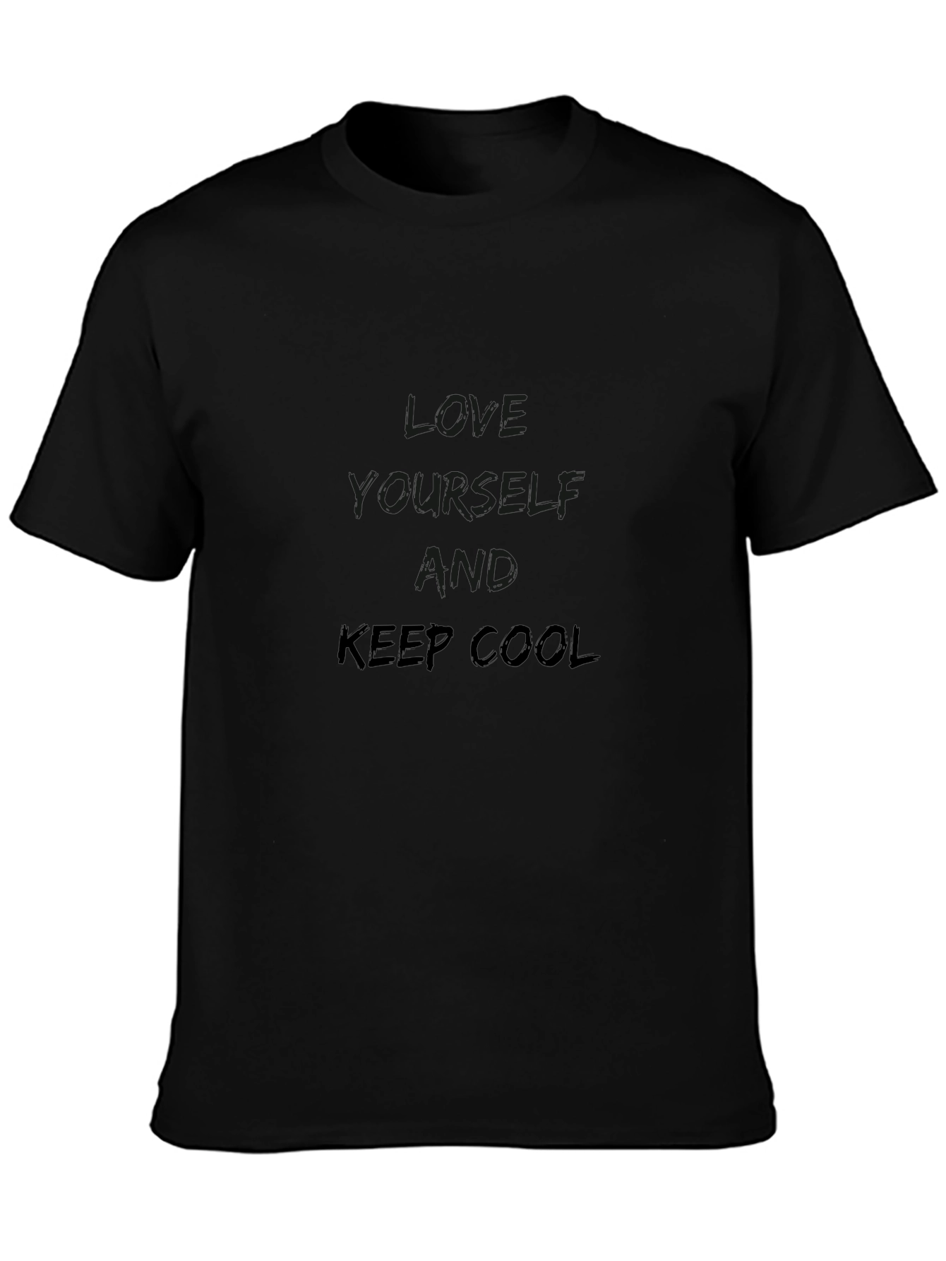 Love Yourself Graphic Tee - Black