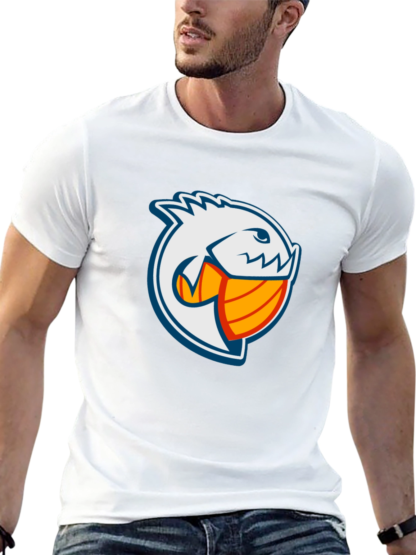 Cool Piranha Basketball T-Shirt