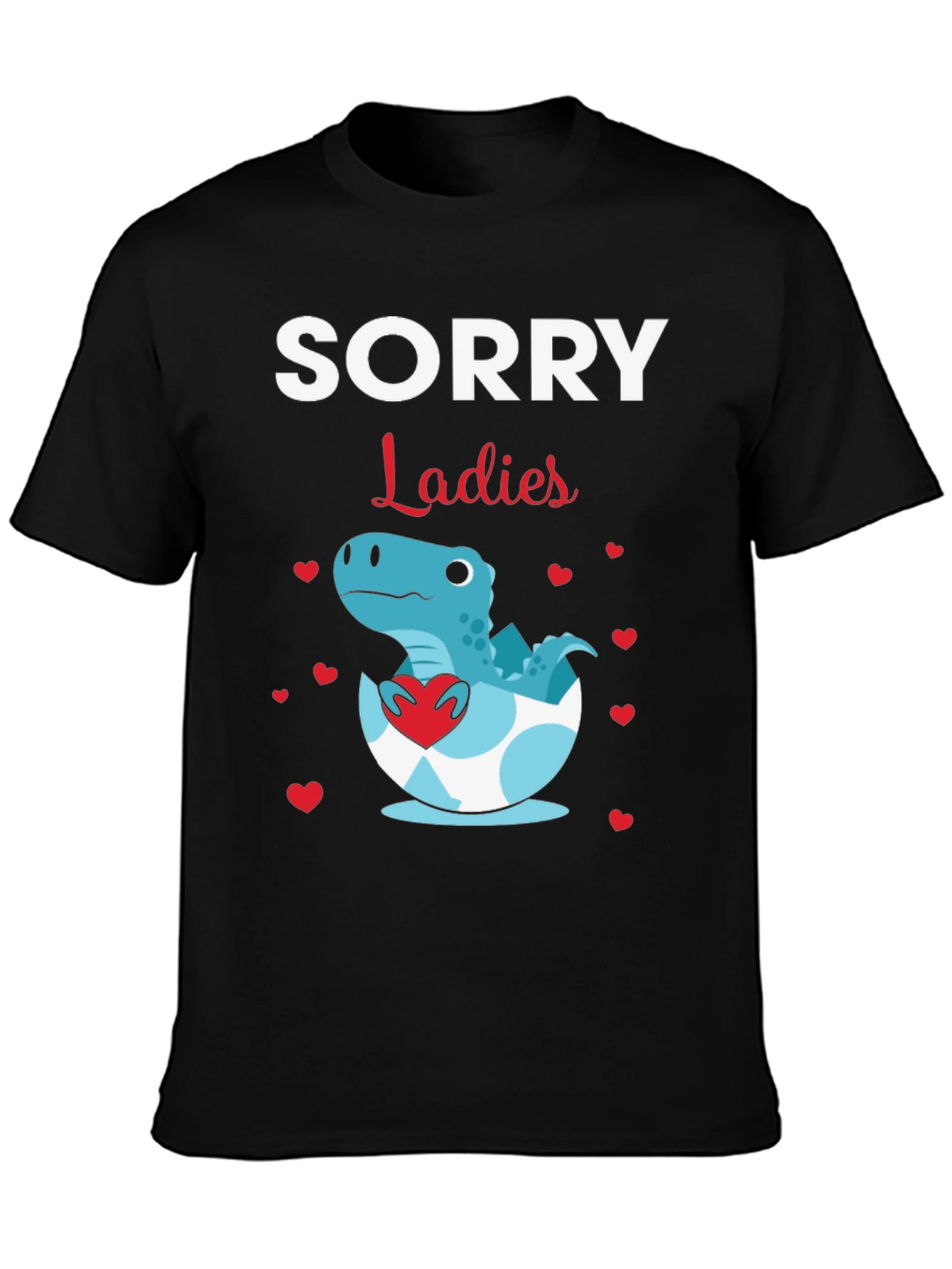 Sorry Ladies Dinosaur T-Shirt