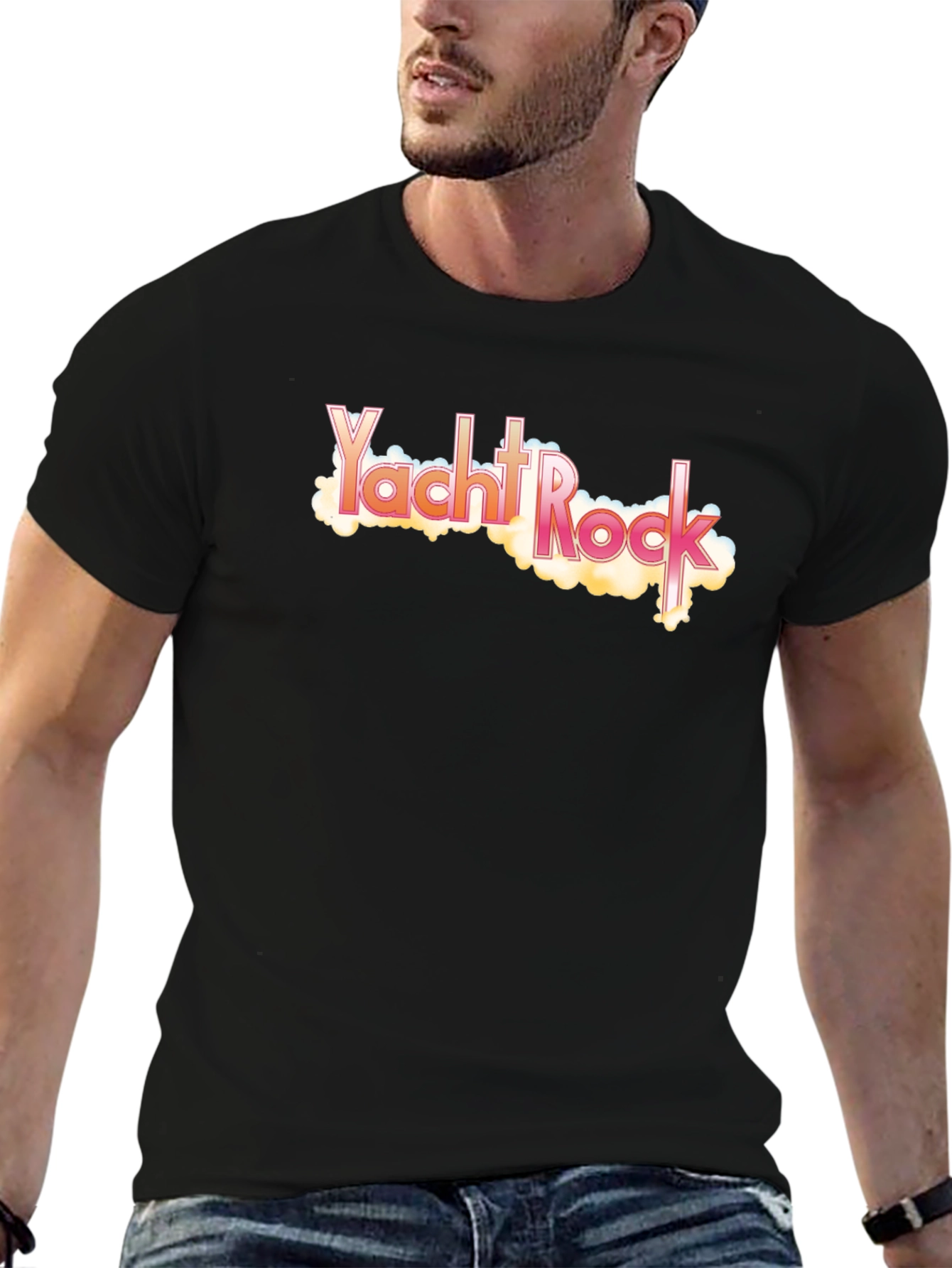 Yacht Rock Black T-Shirt - Retro Music Tee