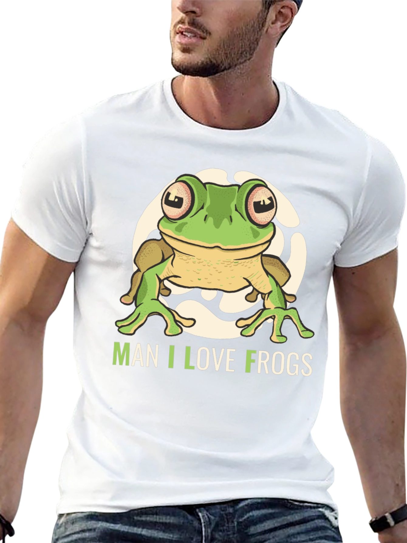Man I Love Frogs Graphic T-Shirt