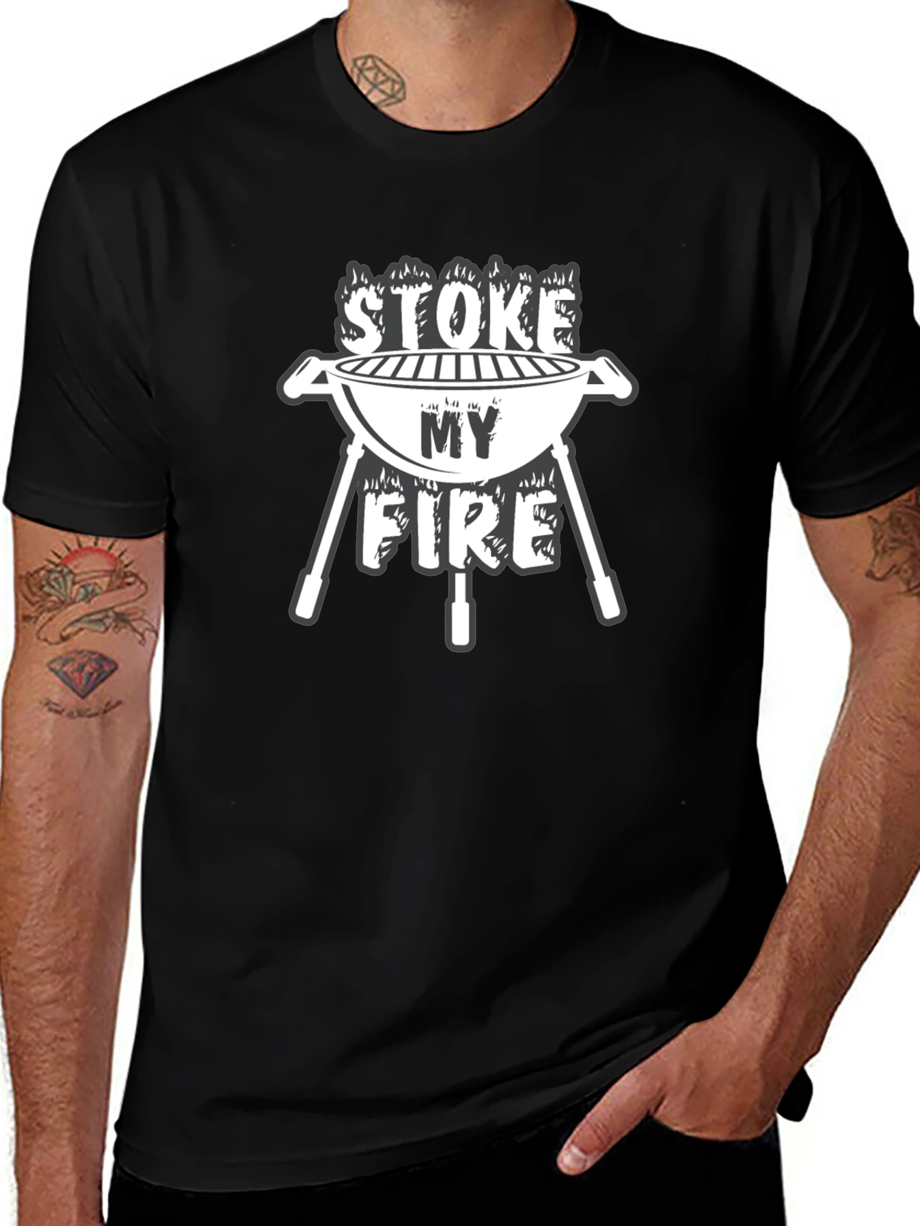 Stoke My Fire BBQ T-Shirt - Grill Master Tee
