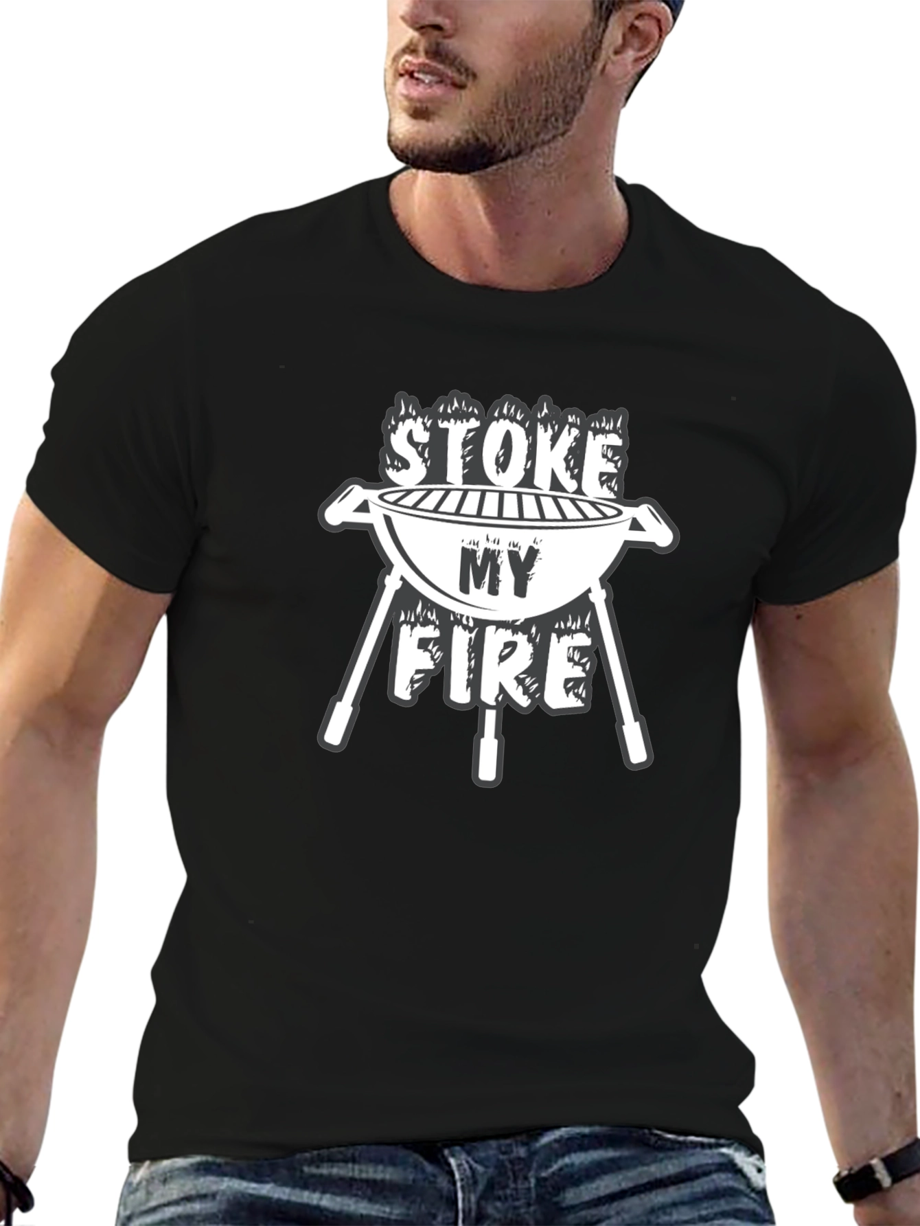 Stoke My Fire BBQ T-Shirt - Grill Master Tee