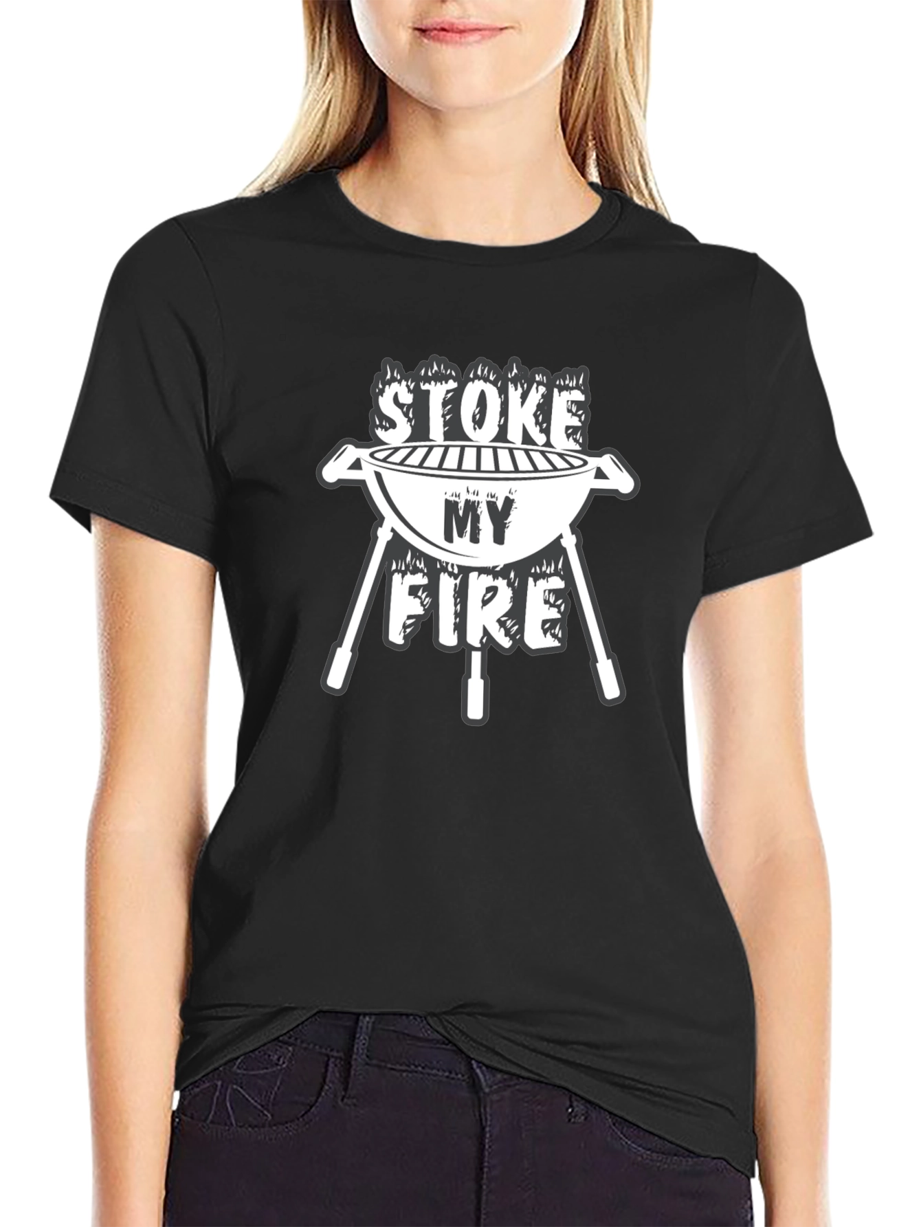 Stoke My Fire BBQ T-Shirt - Grill Master Tee