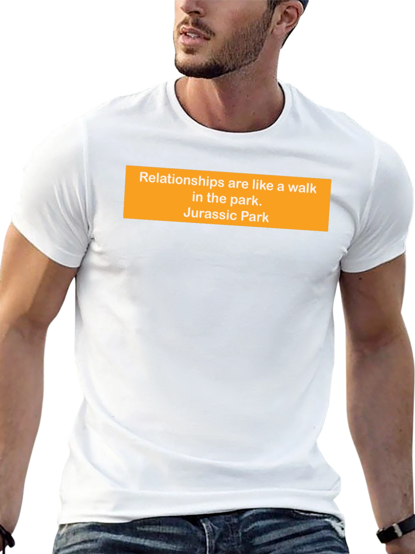 Relationships Jurassic Park Funny Black T-Shirt