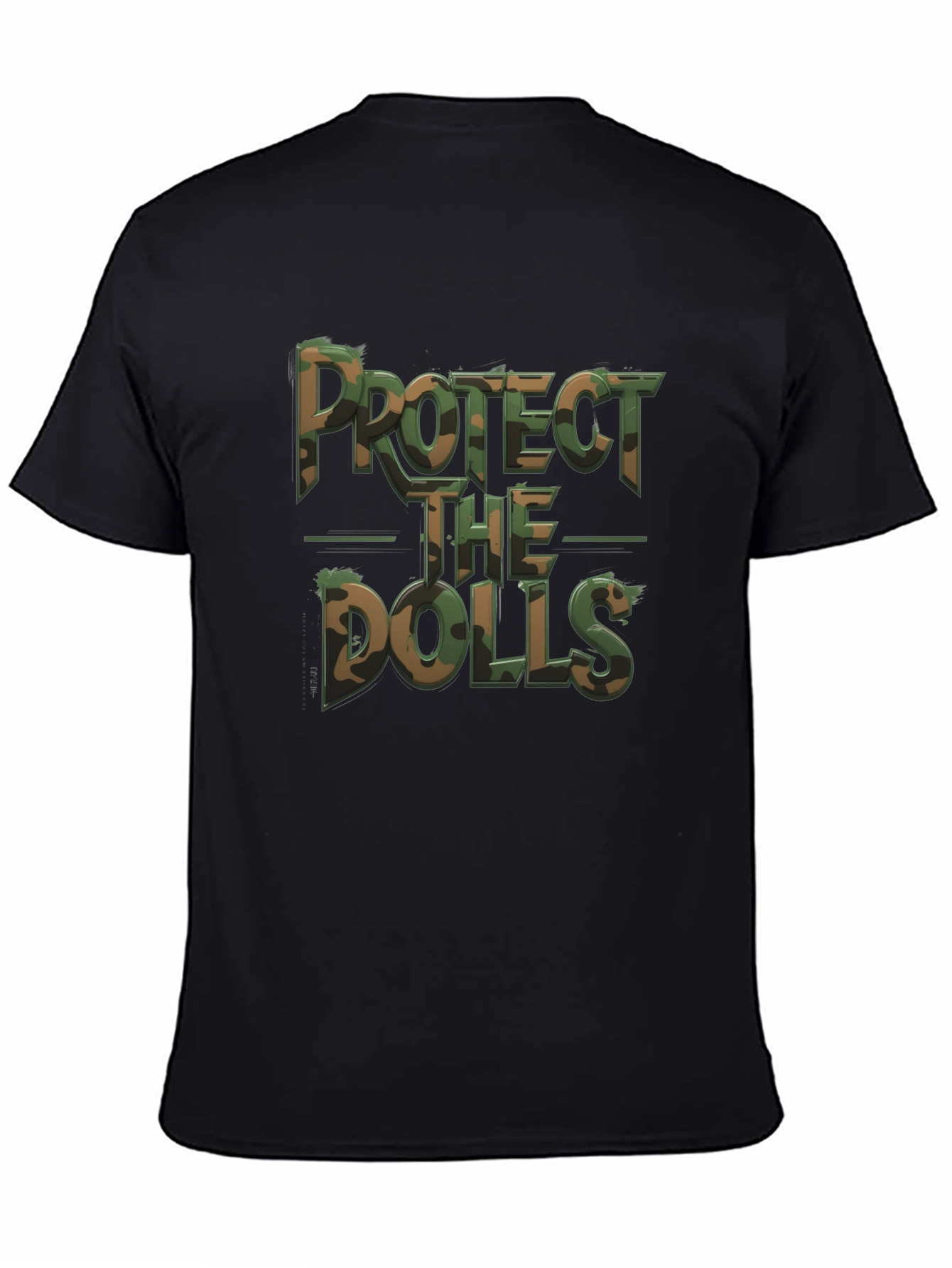 Protect the Dolls Camo Graphic Tee
