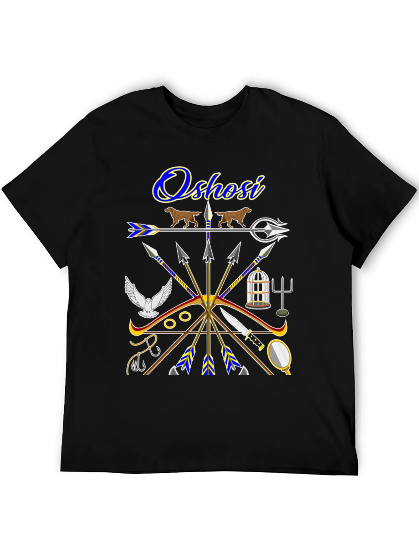 Oshosi T-Shirt - Afro-Caribbean Orisha Design