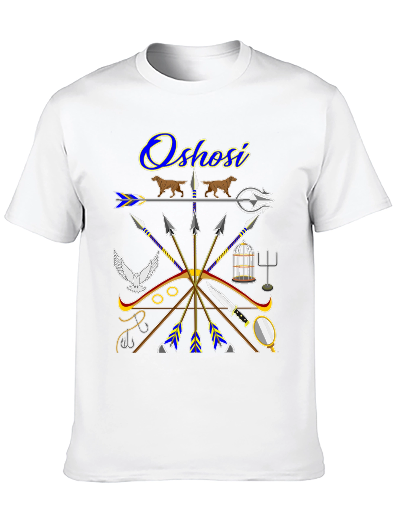 Oshosi T-Shirt - Afro-Caribbean Orisha Design