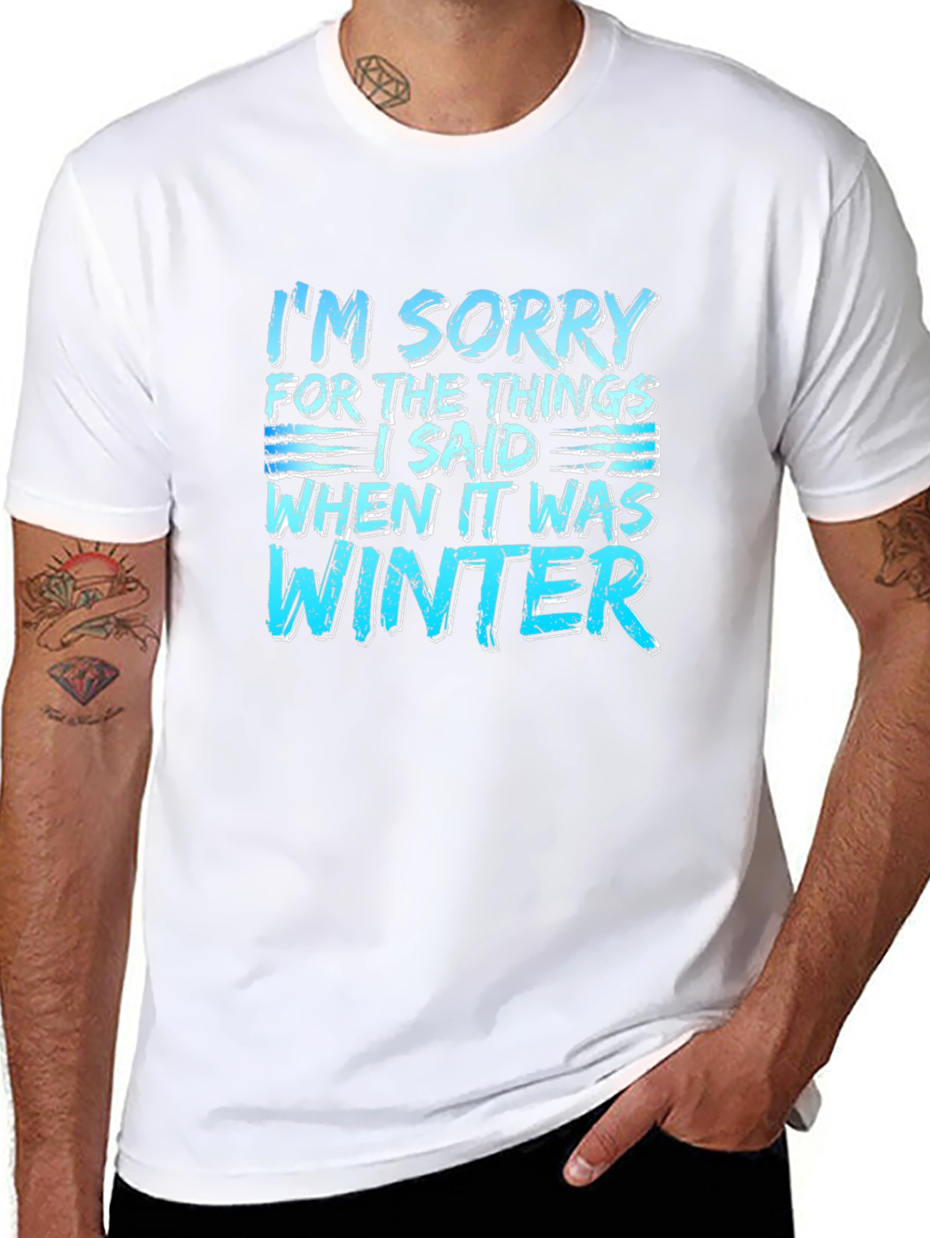 Funny Winter Apology T-Shirt