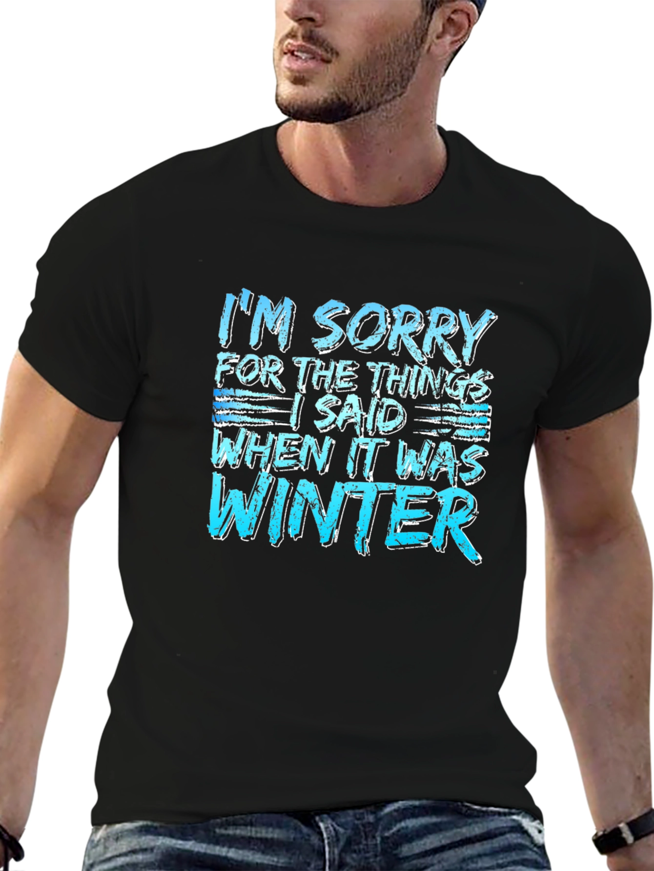 Funny Winter Apology T-Shirt
