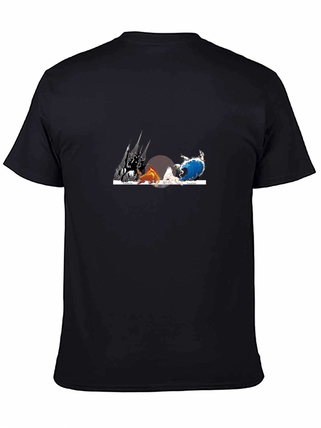 Elemental Chaos Black T-Shirt