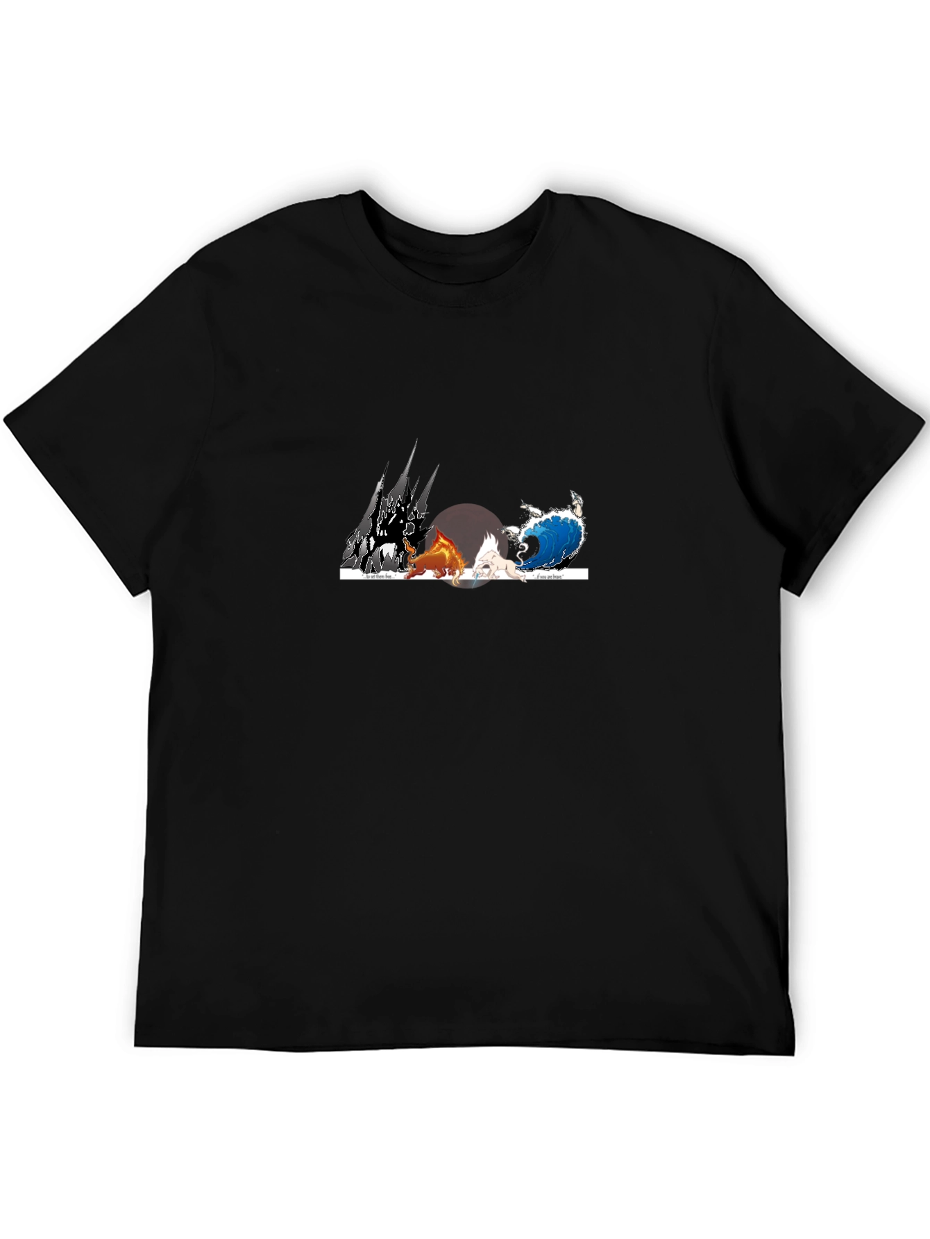 Elemental Chaos Black T-Shirt