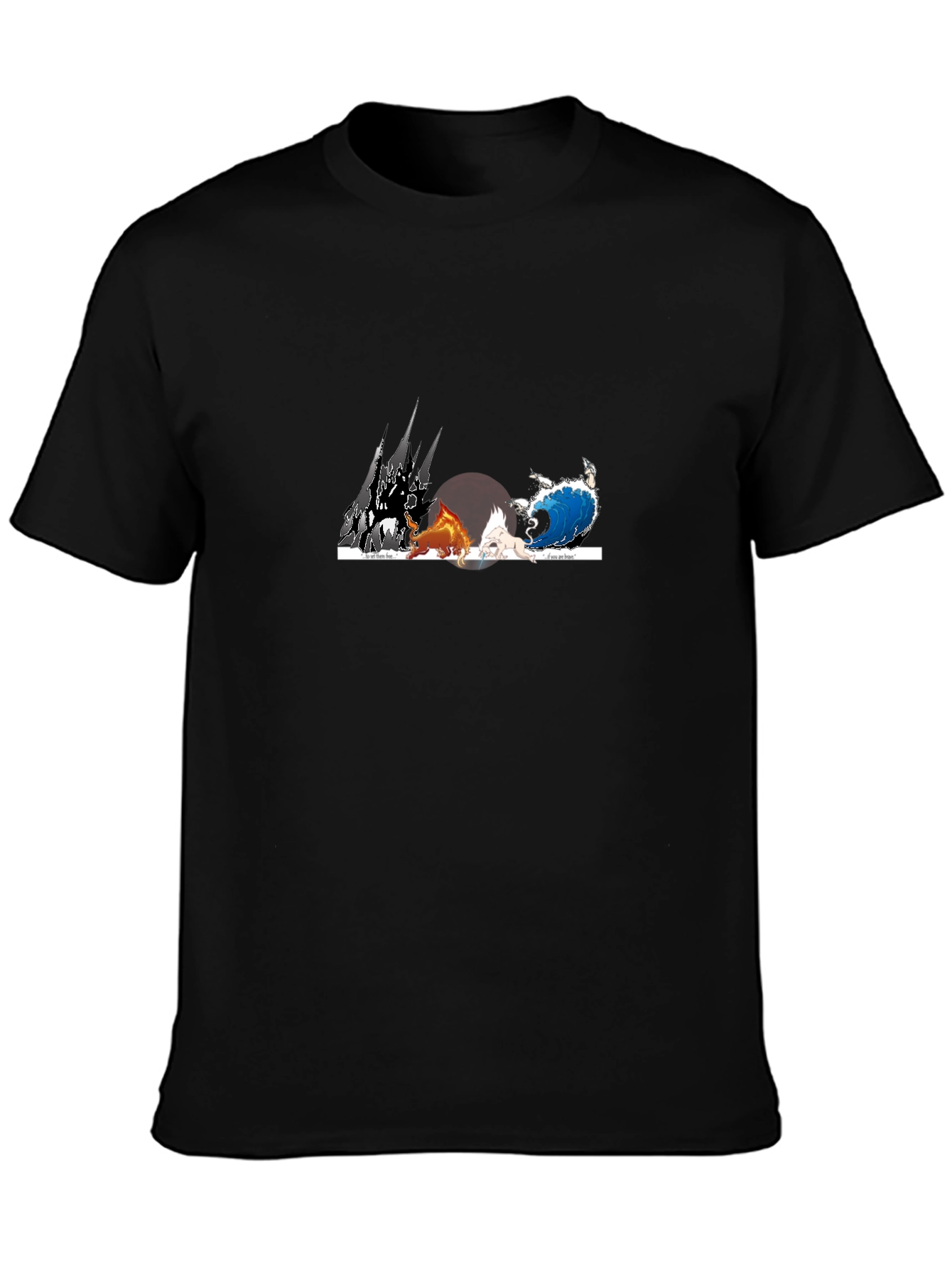 Elemental Chaos Black T-Shirt