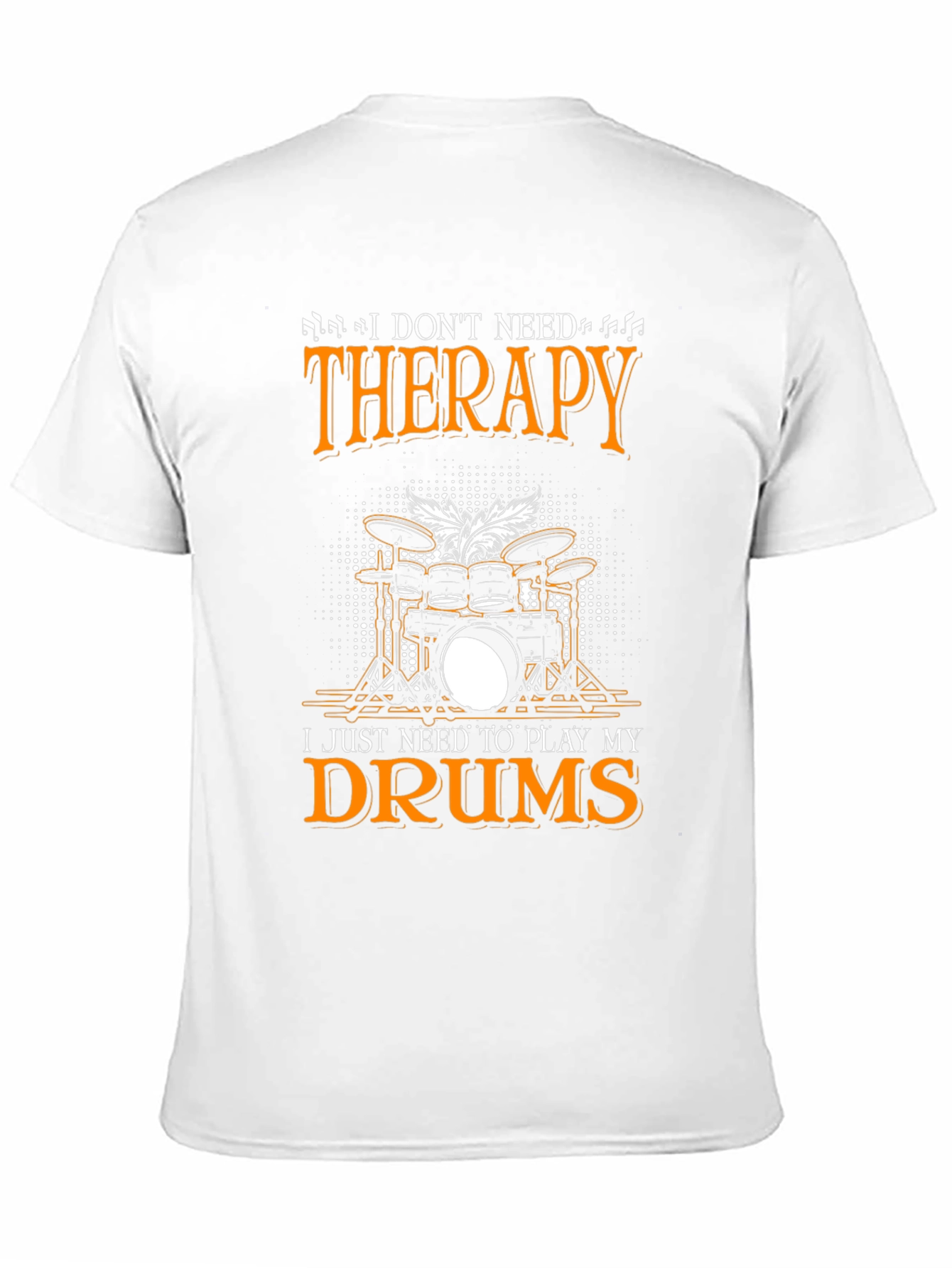 Drummer Therapy T-Shirt - Music Lover Tee