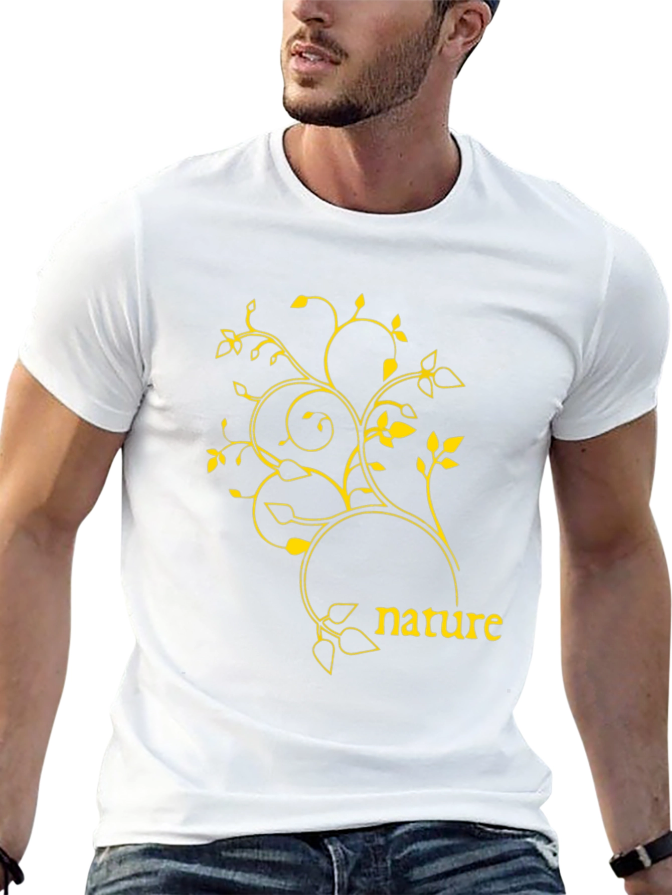 Nature Graphic T-Shirt - Stylish Eco-Friendly Design