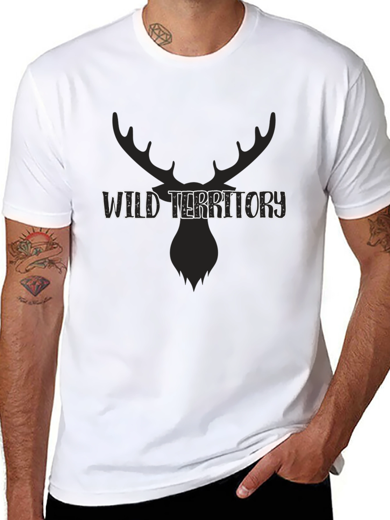Wild Territory Graphic Black T-Shirt