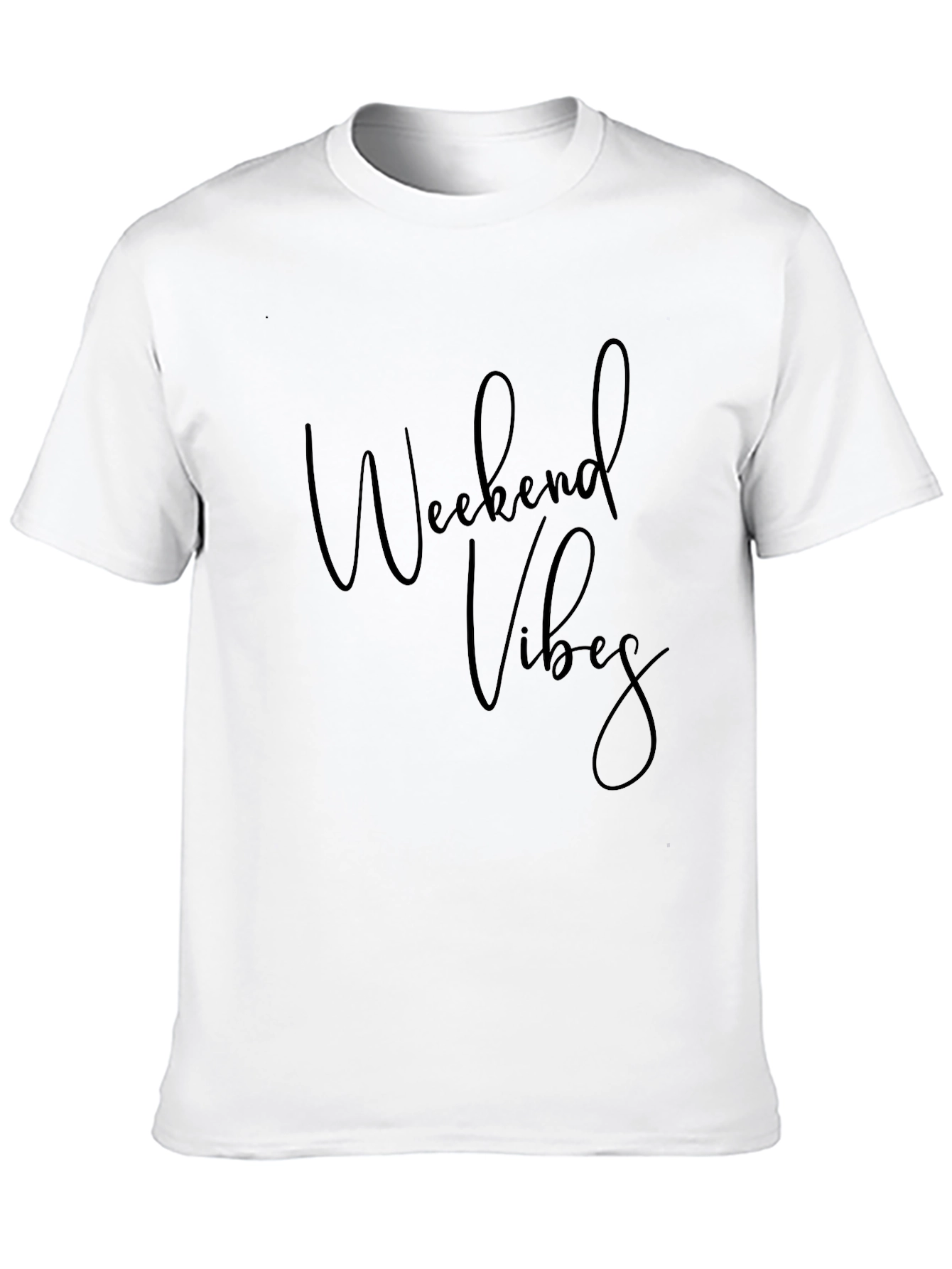 Weekend Vibes Black T-Shirt