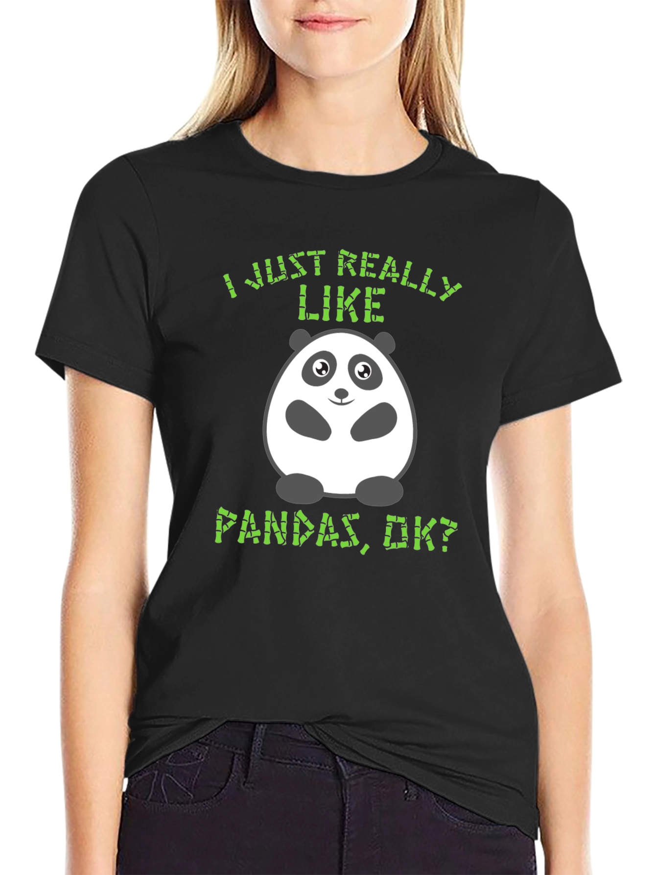 Funny Panda T-Shirt - I Just Really Like Pandas