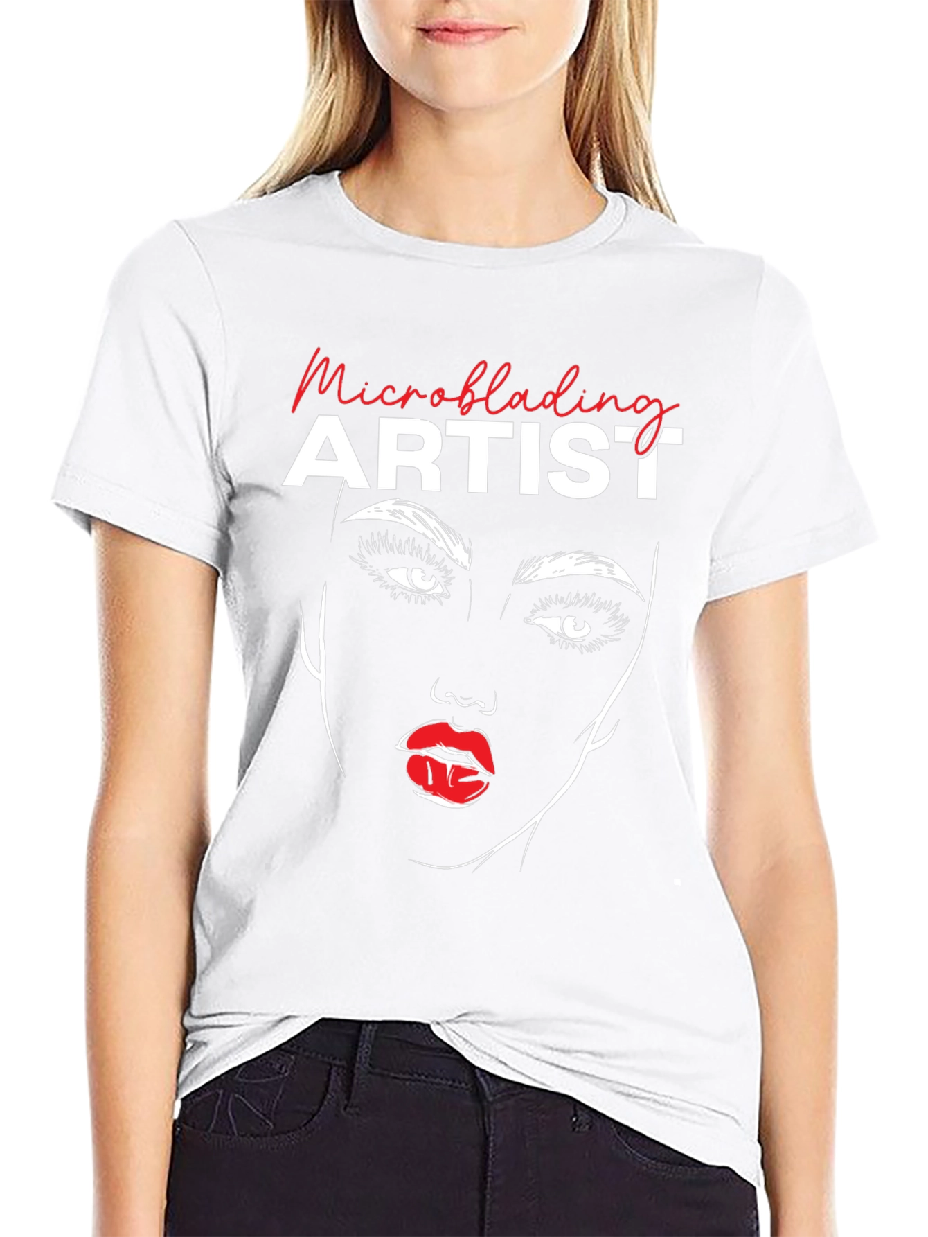 Microblading Artist T-Shirt - Stylish Graphic Tee