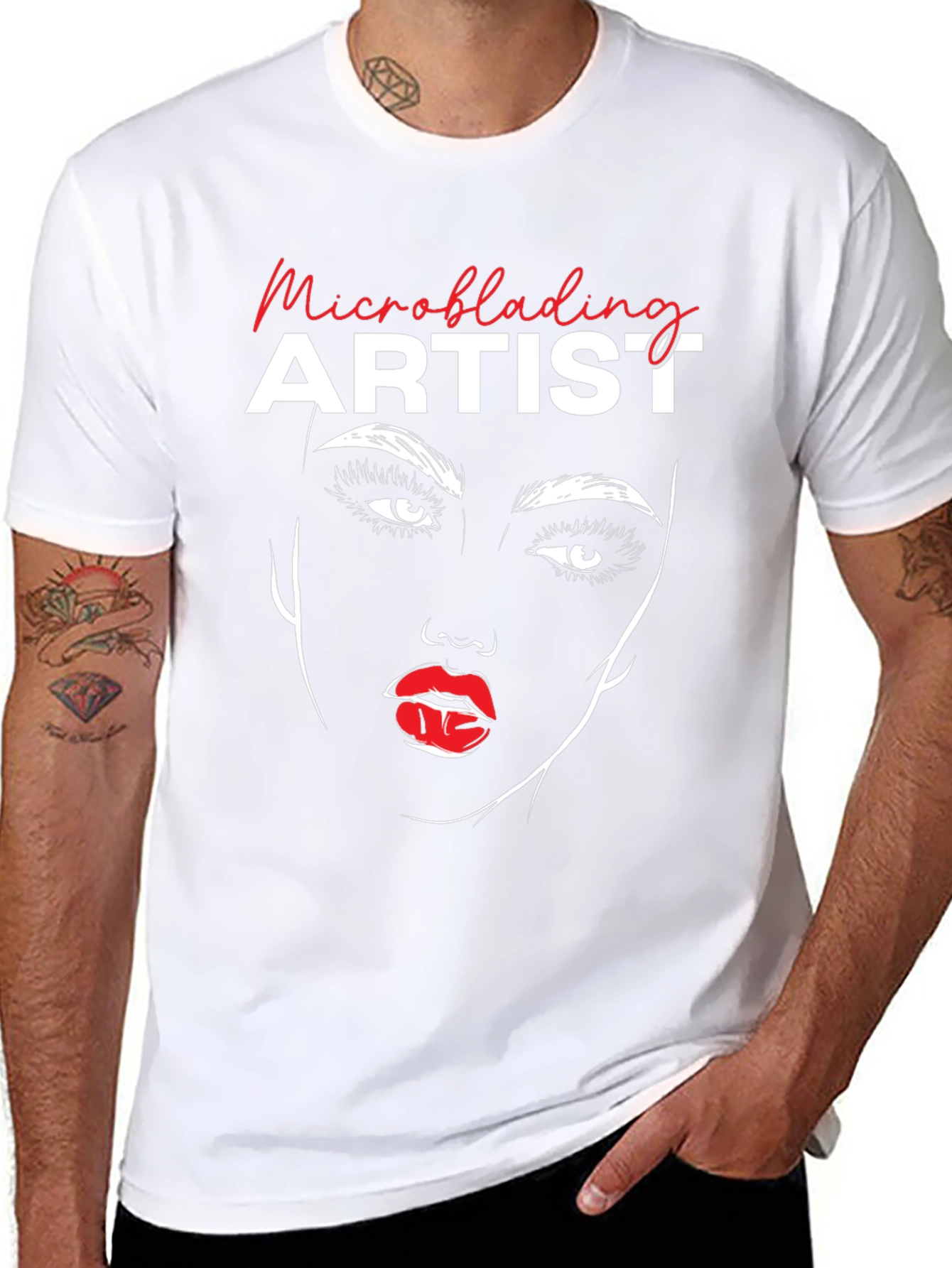 Microblading Artist T-Shirt - Stylish Graphic Tee