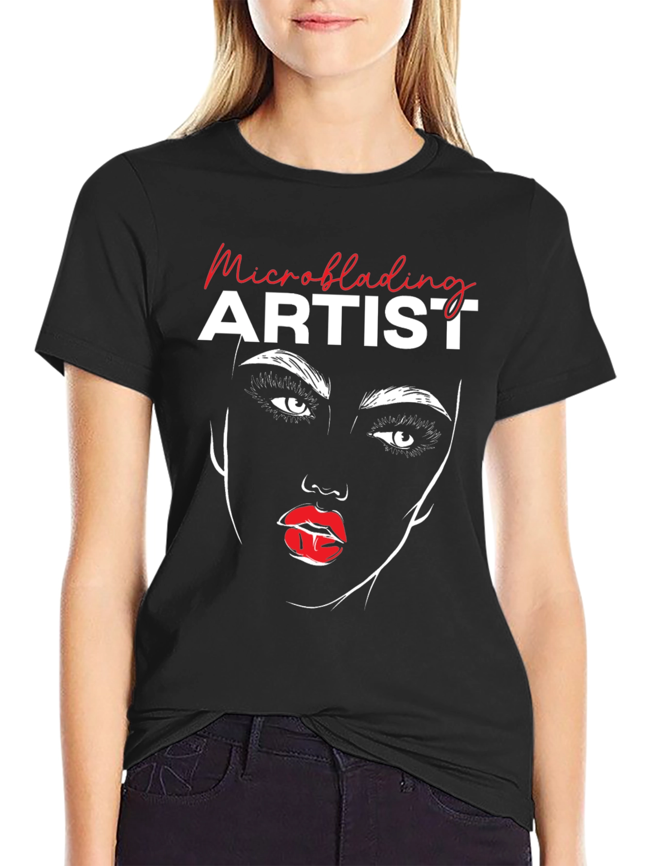 Microblading Artist T-Shirt - Stylish Graphic Tee