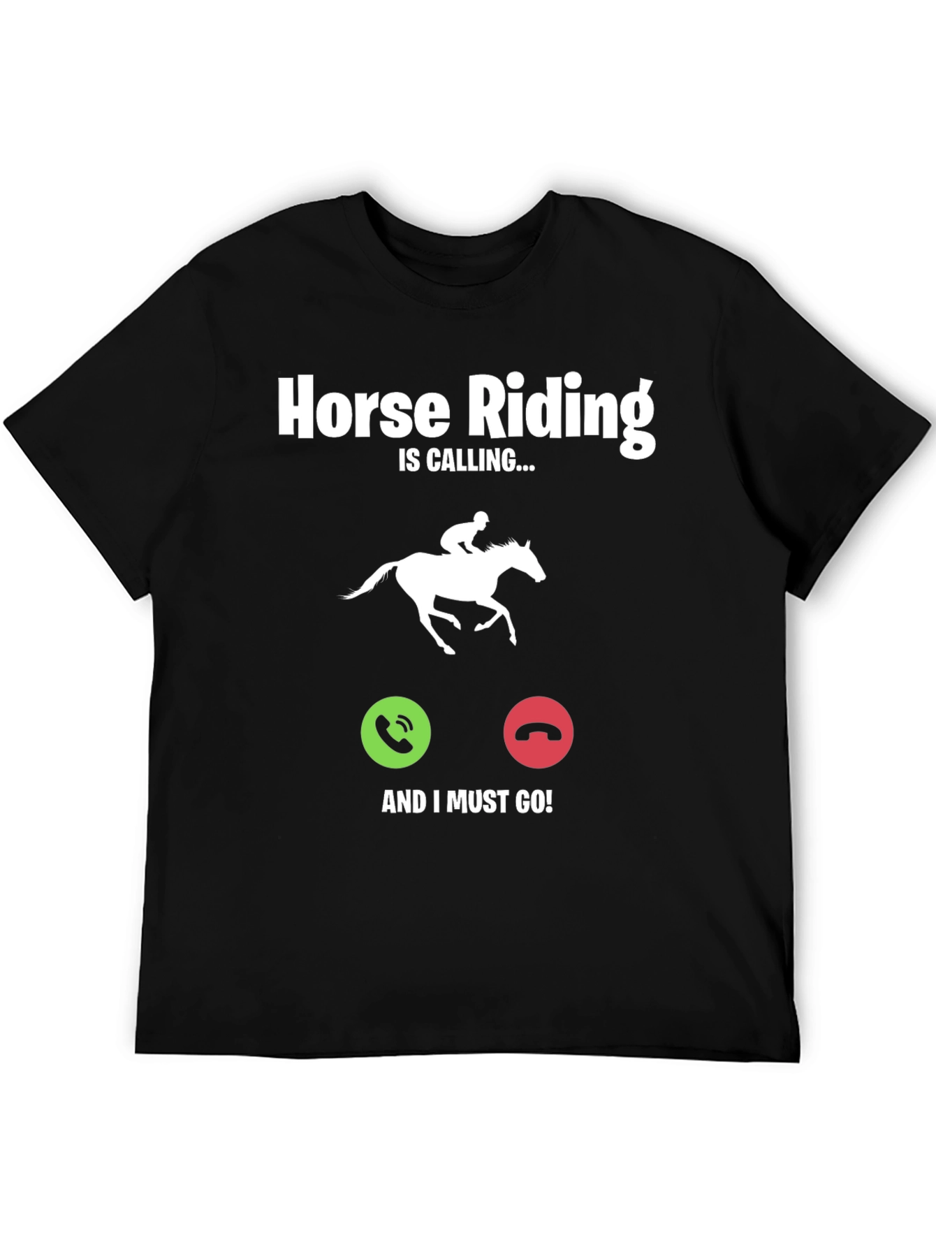 Horse Riding Is Calling Graphic T-Shirt