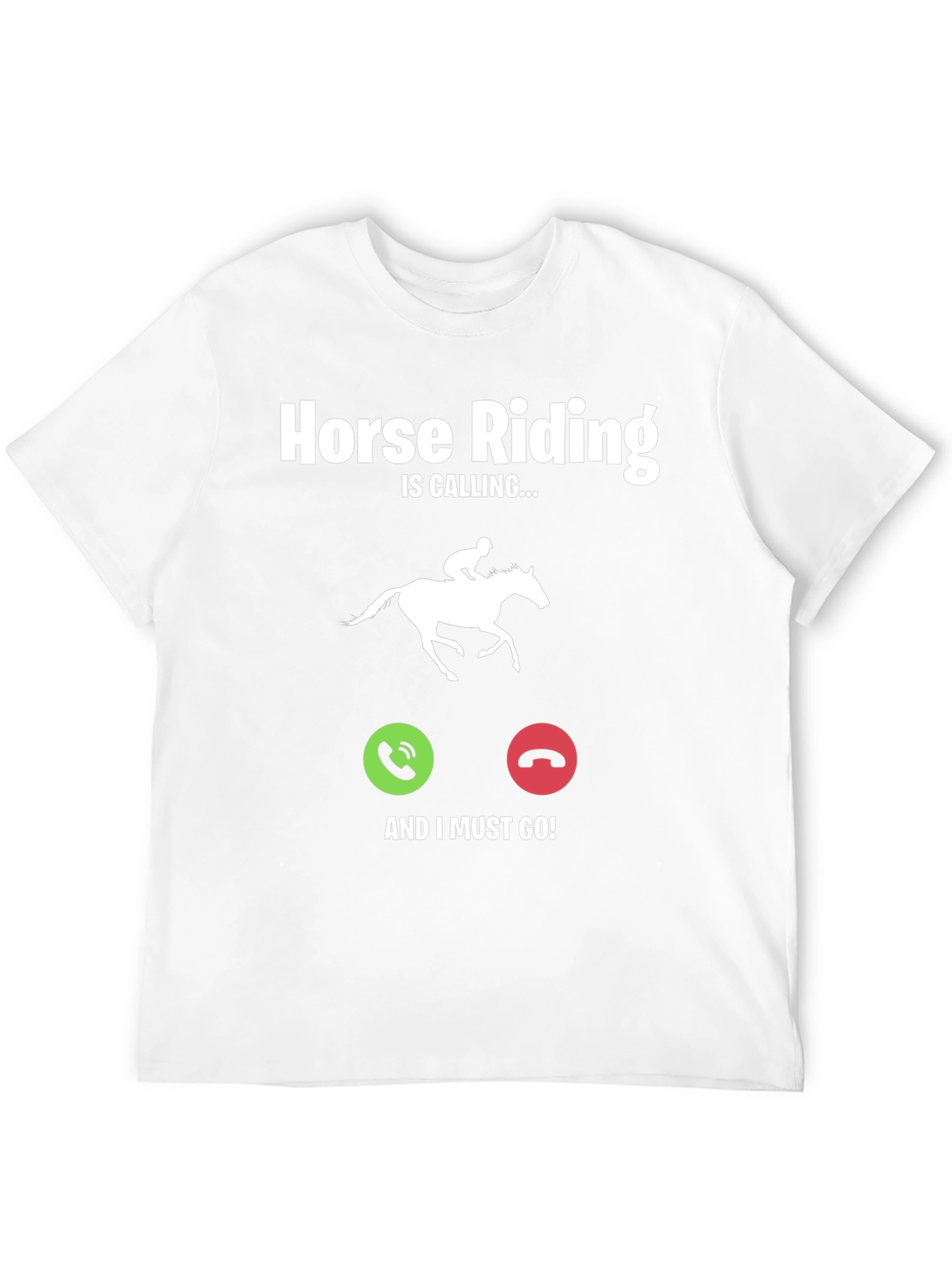 Horse Riding Is Calling Graphic T-Shirt