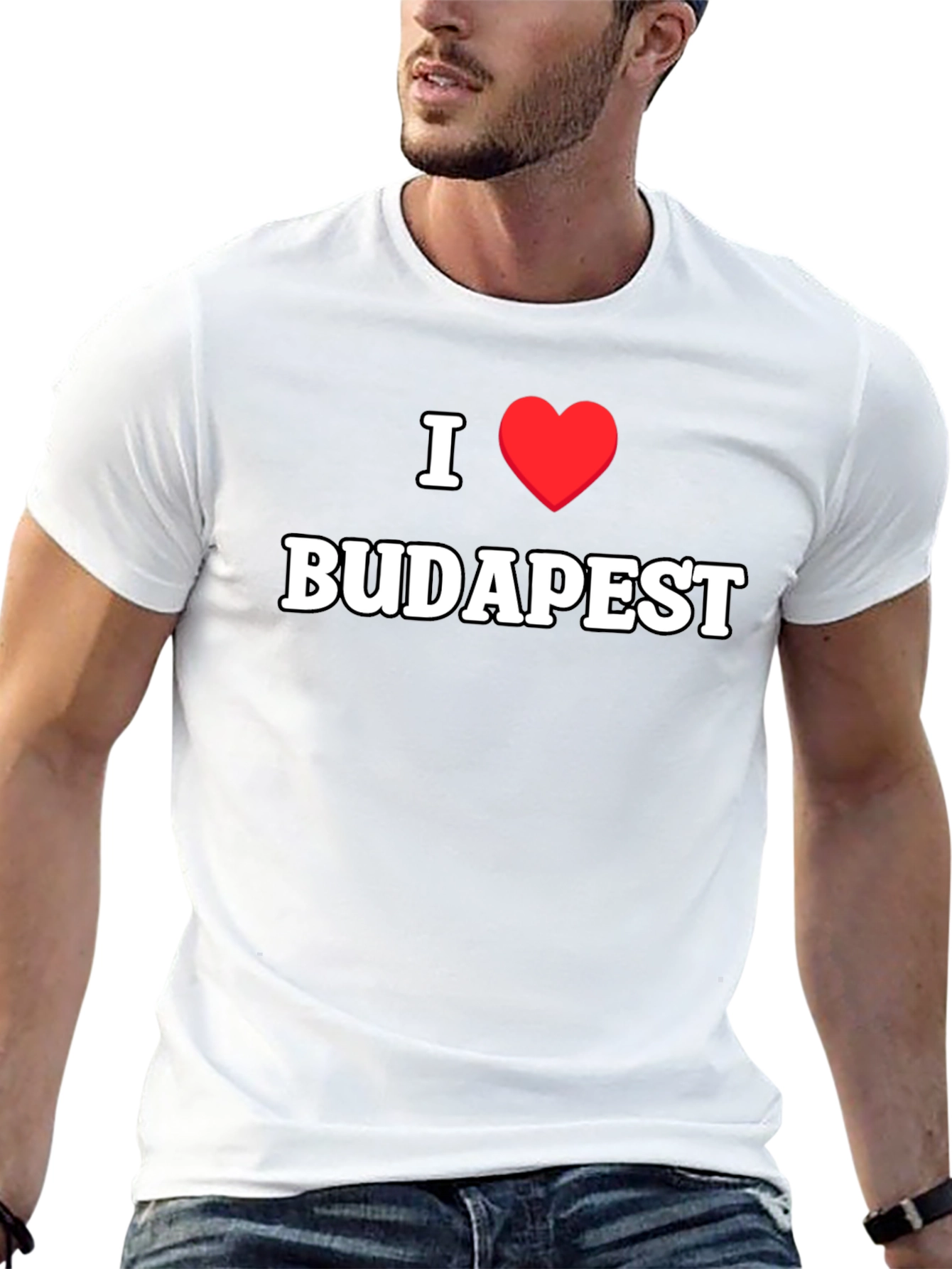 I Heart Budapest Black T-Shirt