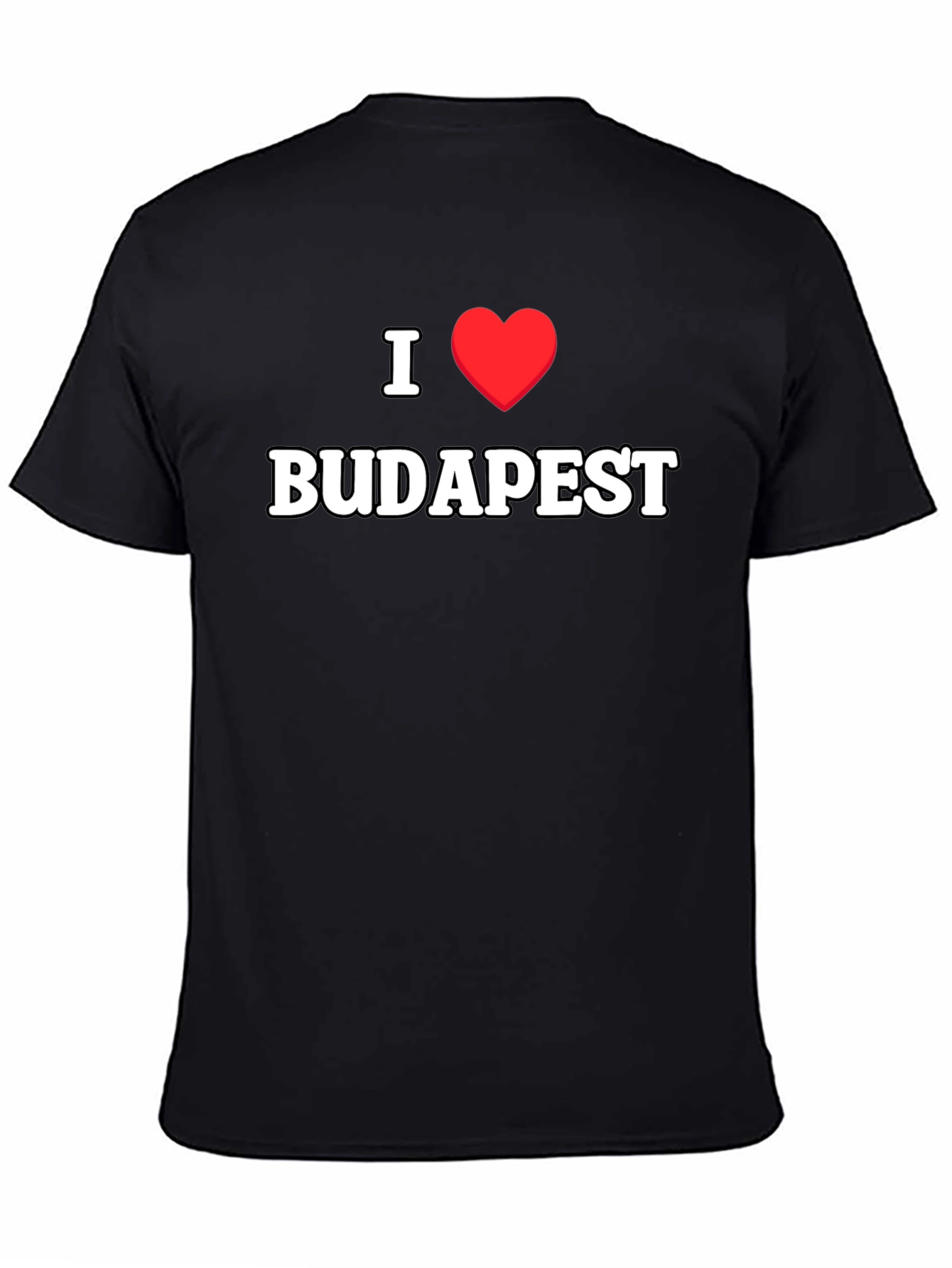 I Heart Budapest Black T-Shirt