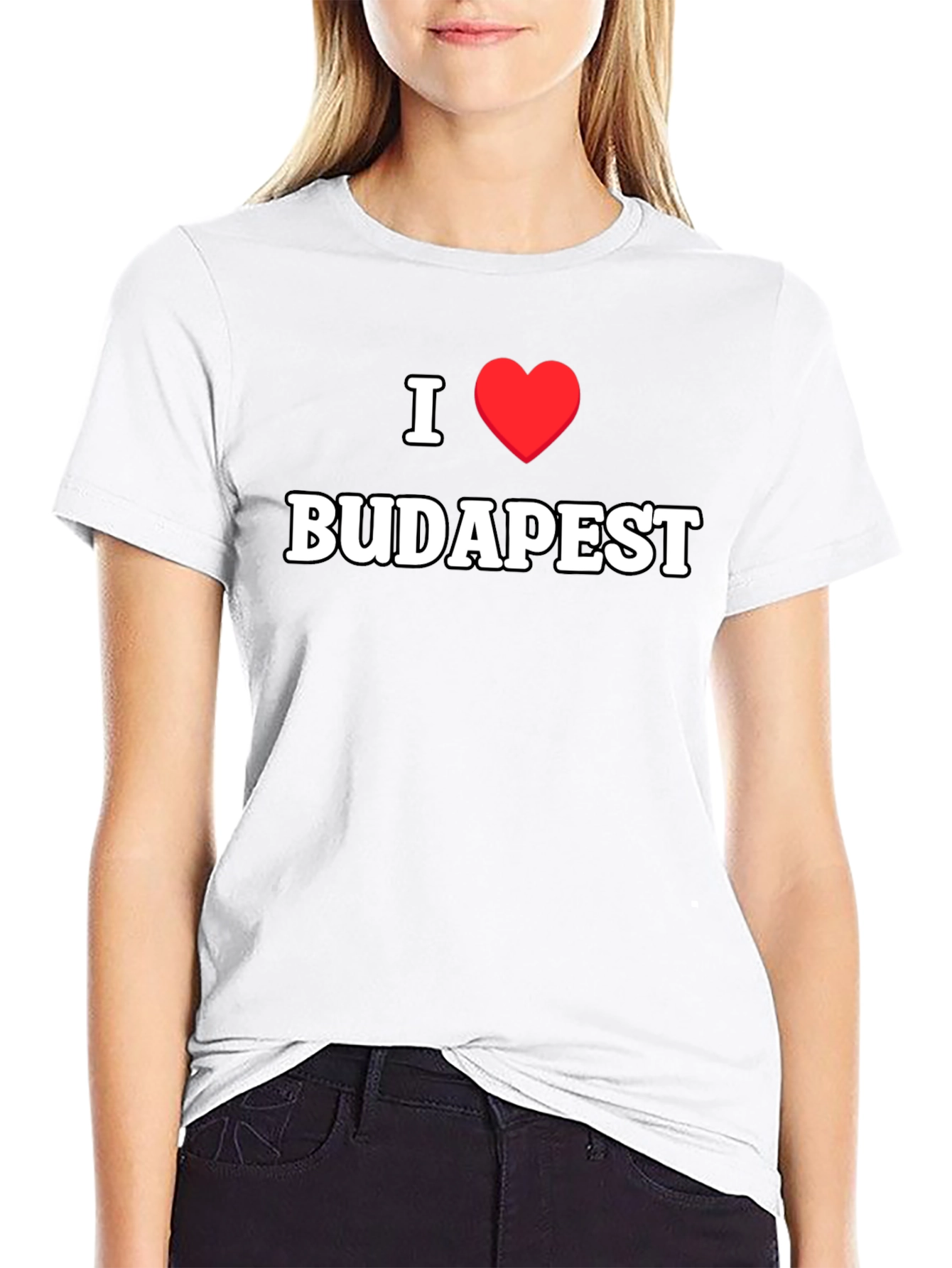 I Heart Budapest Black T-Shirt