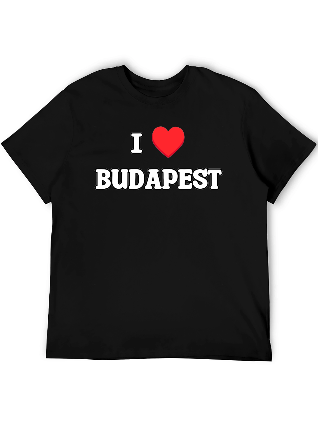 I Heart Budapest Black T-Shirt