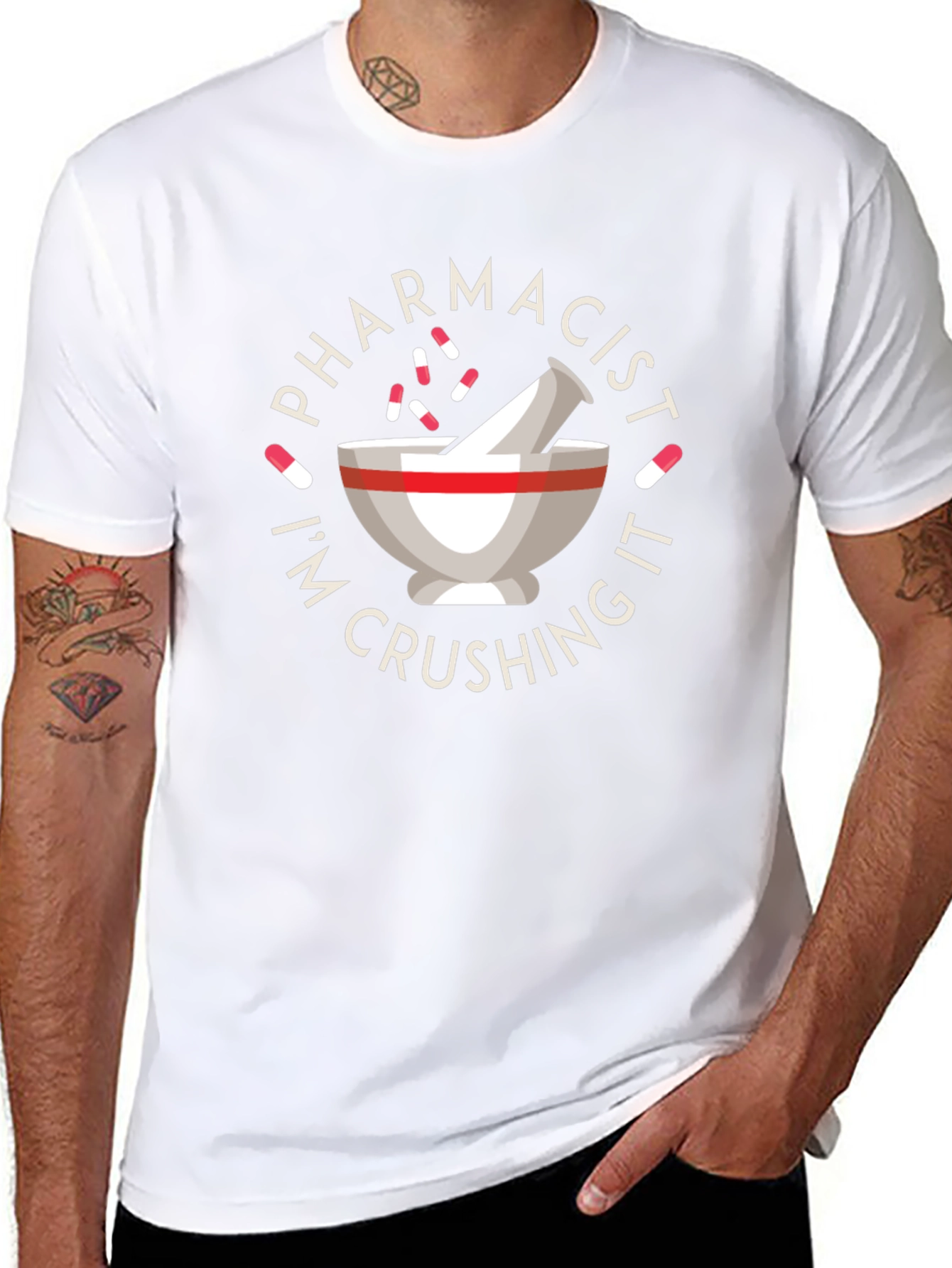 Pharmacist Crushing It T-Shirt - Funny Pharmacy Tee