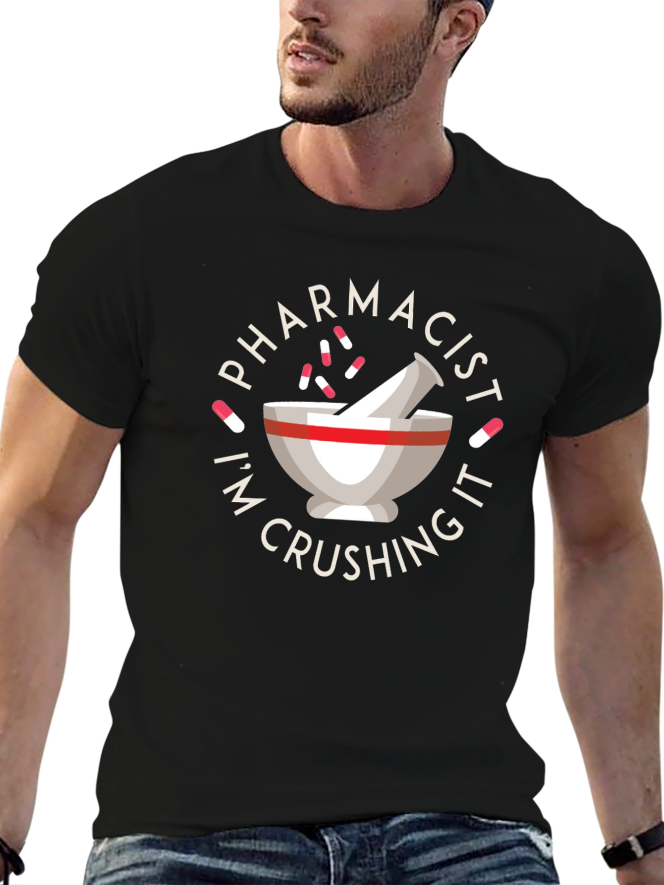 Pharmacist Crushing It T-Shirt - Funny Pharmacy Tee
