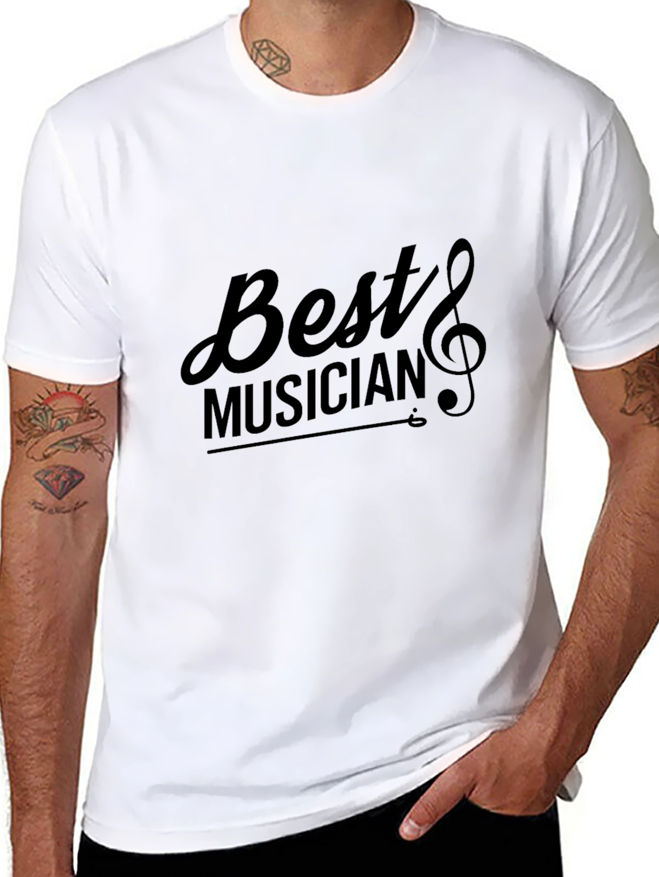 Best Musician T-Shirt - Black Graphic Tee