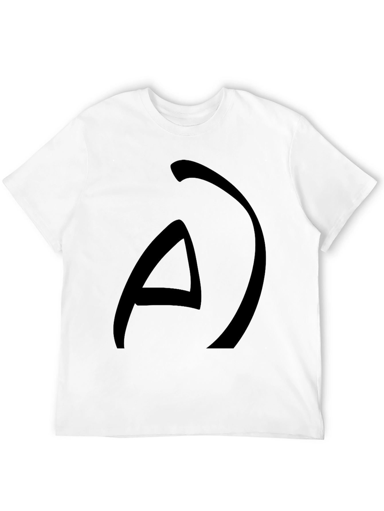Abstract Graphic Black T-Shirt
